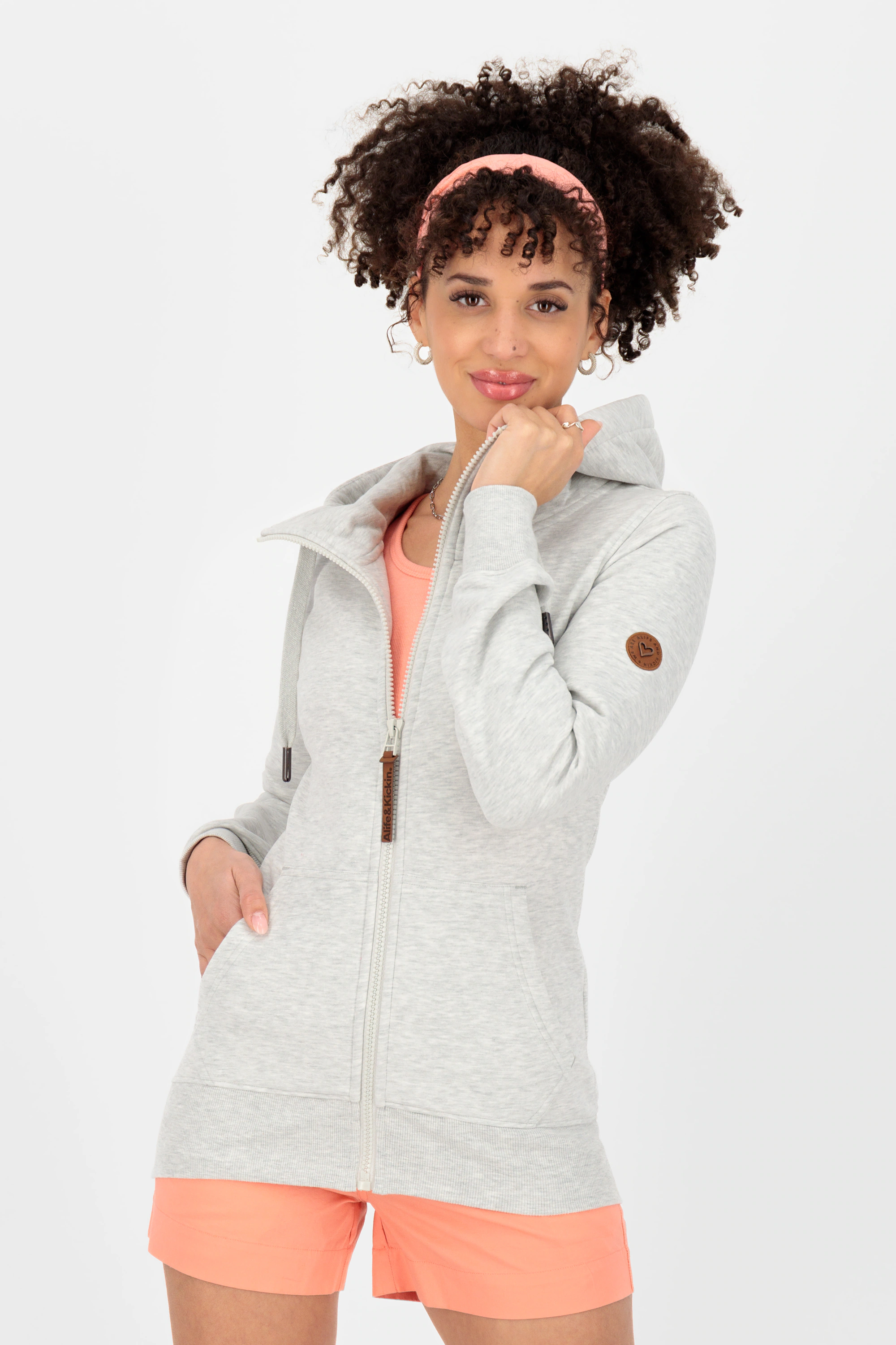 Alife & Kickin Kapuzensweatjacke "Damen DelphineAK A" günstig online kaufen