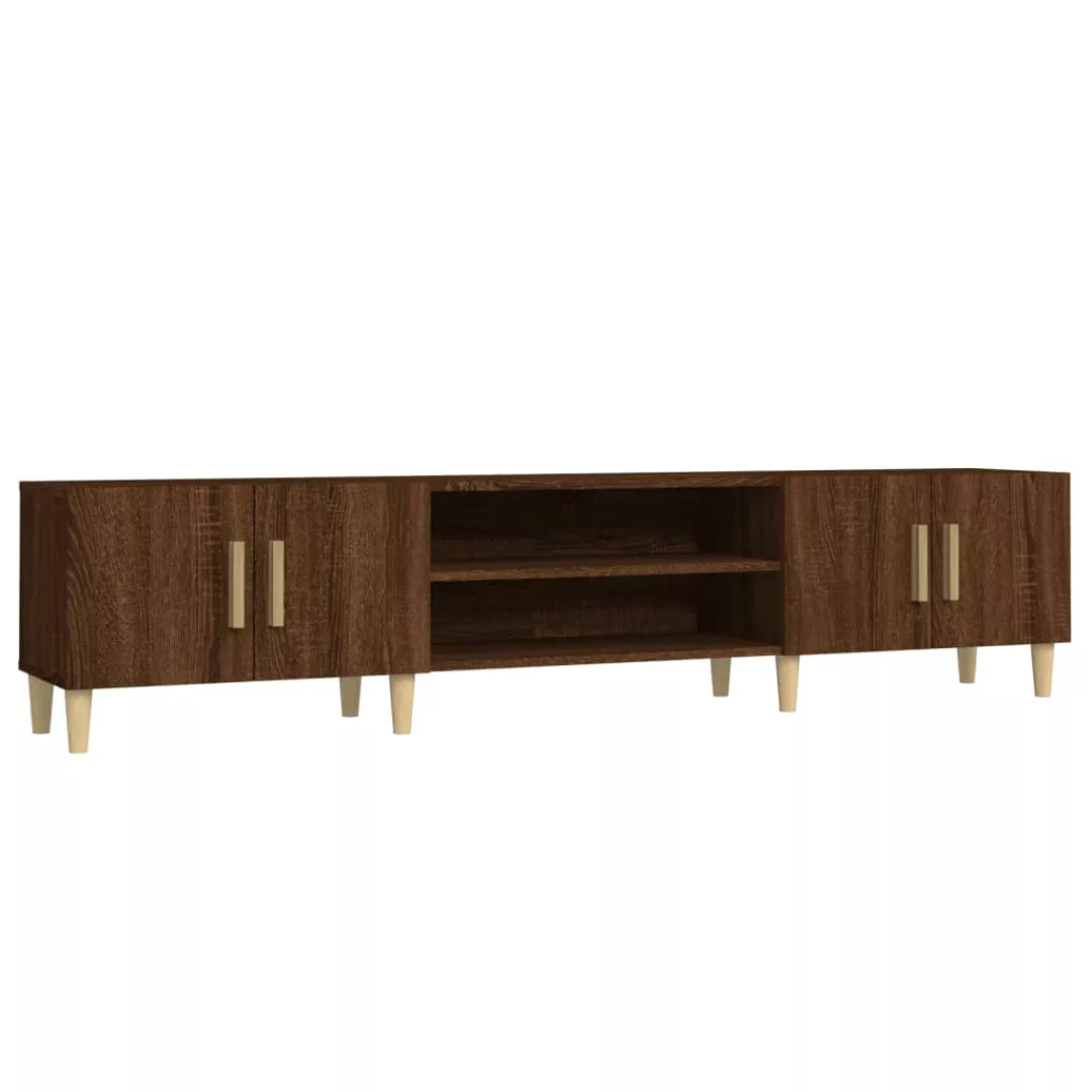 Vidaxl Tv-schrank Braun Eichen-optik 180x31,5x40 Cm Holzwerkstoff günstig online kaufen