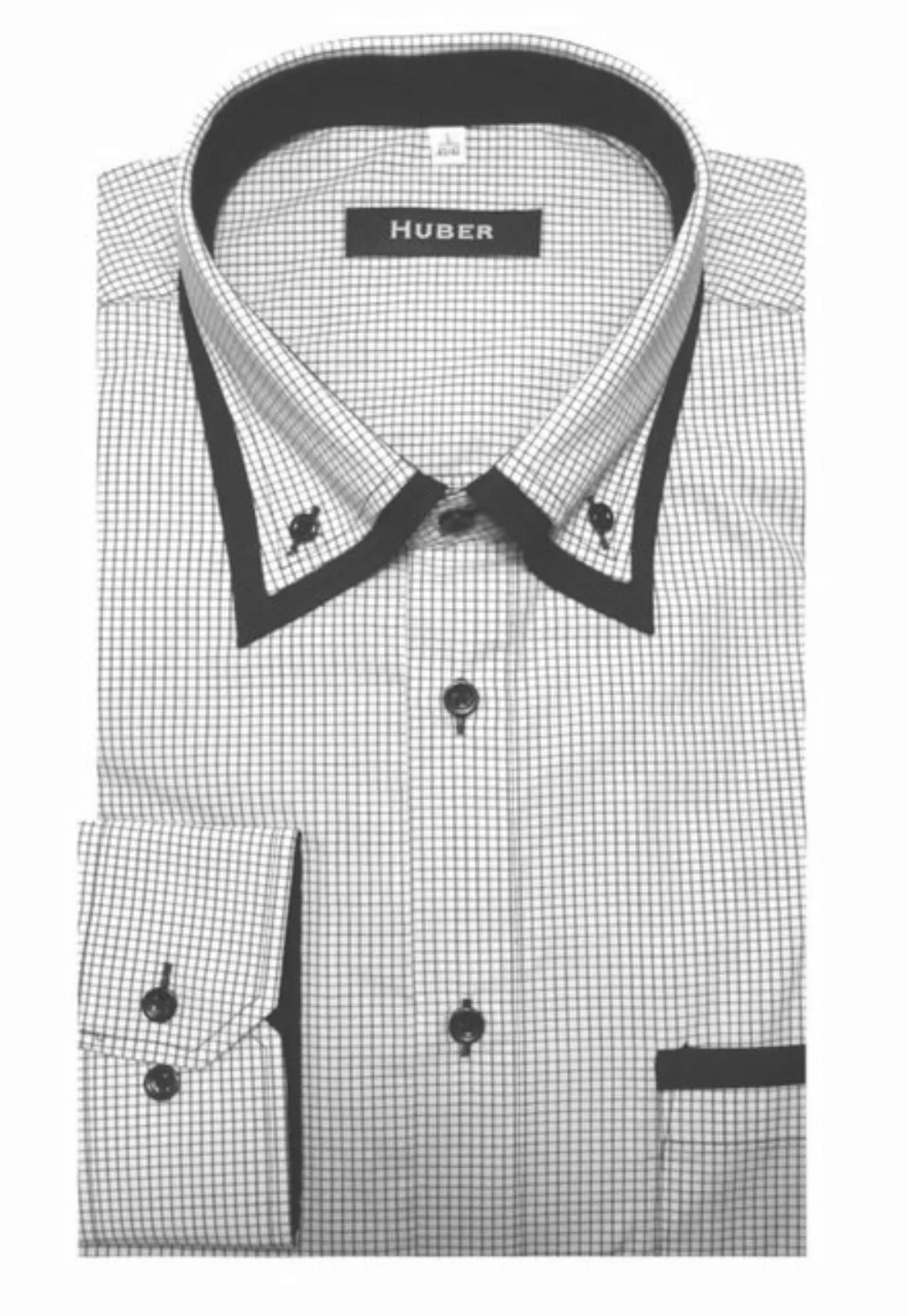 Huber Hemden Langarmhemd HU-0078 Button-Down Kragen, Regular Fit-gerader Sc günstig online kaufen