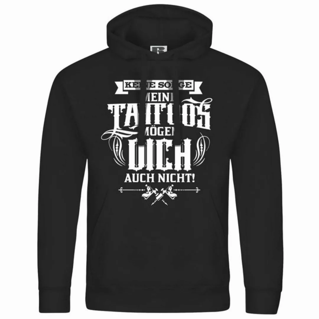 deinshirt Kapuzenpullover Herren Kapuzenpullover Keine Sorge meine Tattoos günstig online kaufen