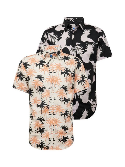 Jack & Jones Kurzarmhemd JORJOSHUA ARUBA (2-tlg) günstig online kaufen