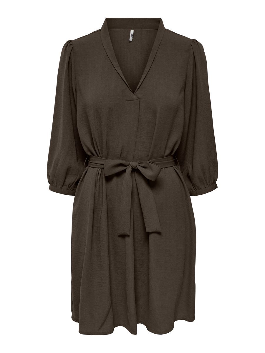 ONLY 3/4-arm Kleid Damen Braun günstig online kaufen