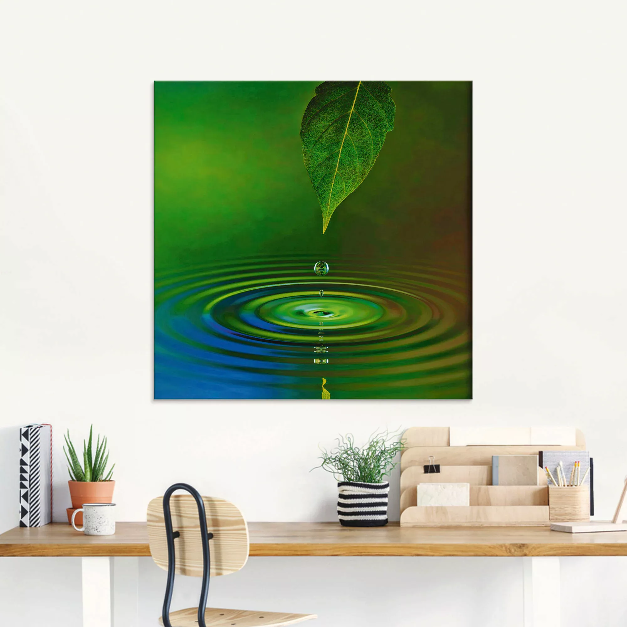 Artland Glasbild "Wassertropfen", Zen, (1 St.), in verschiedenen Größen günstig online kaufen