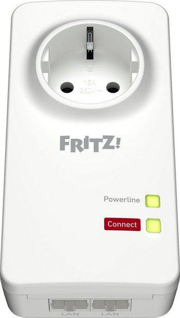 AVM FRITZ!Powerline 1220 Powerline (1200 Mbit/s, Ethernet, Steckdose) WLAN- günstig online kaufen