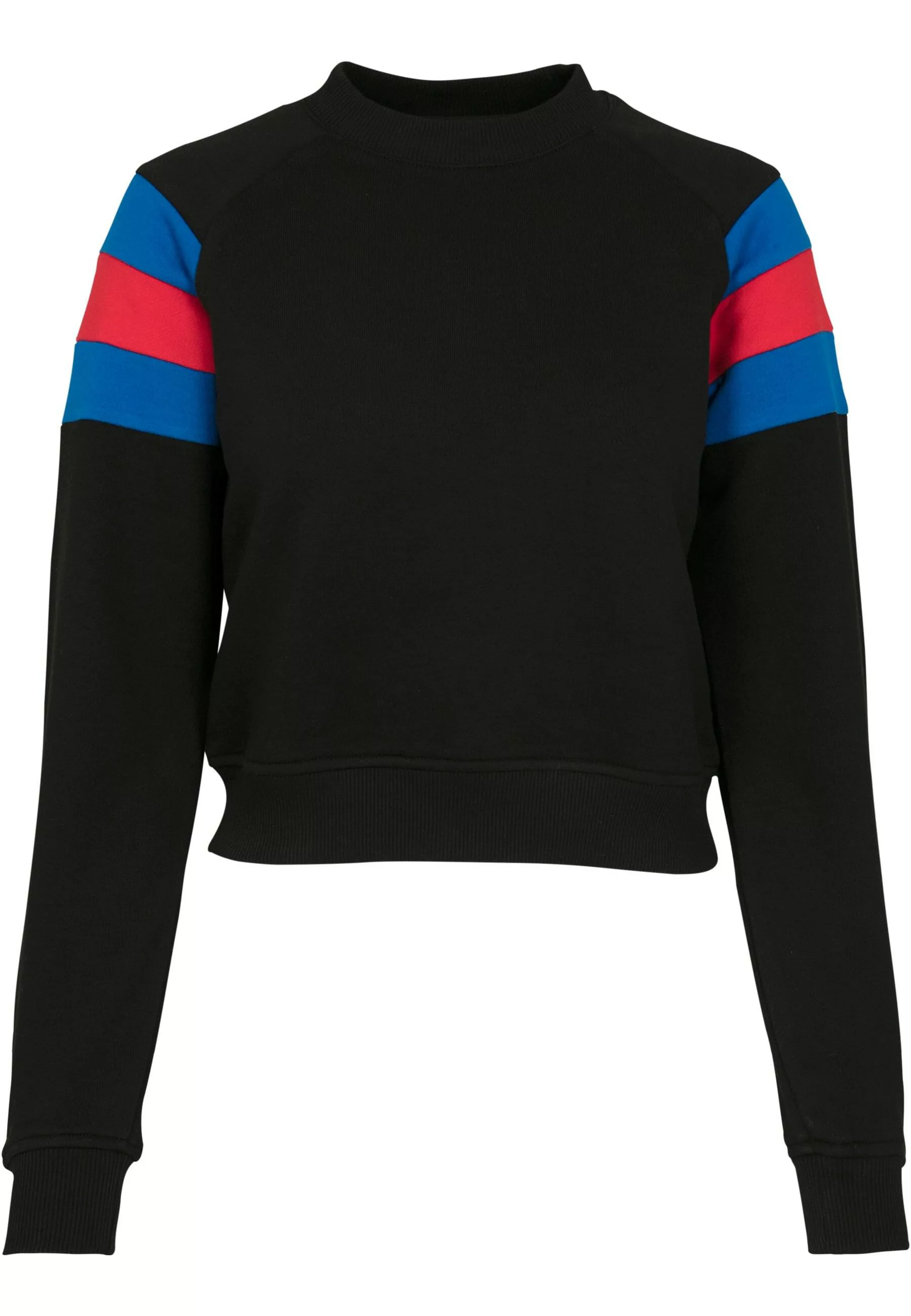 URBAN CLASSICS Sweatshirt "Urban Classics Damen Ladies Sleeve Stripe Crew" günstig online kaufen