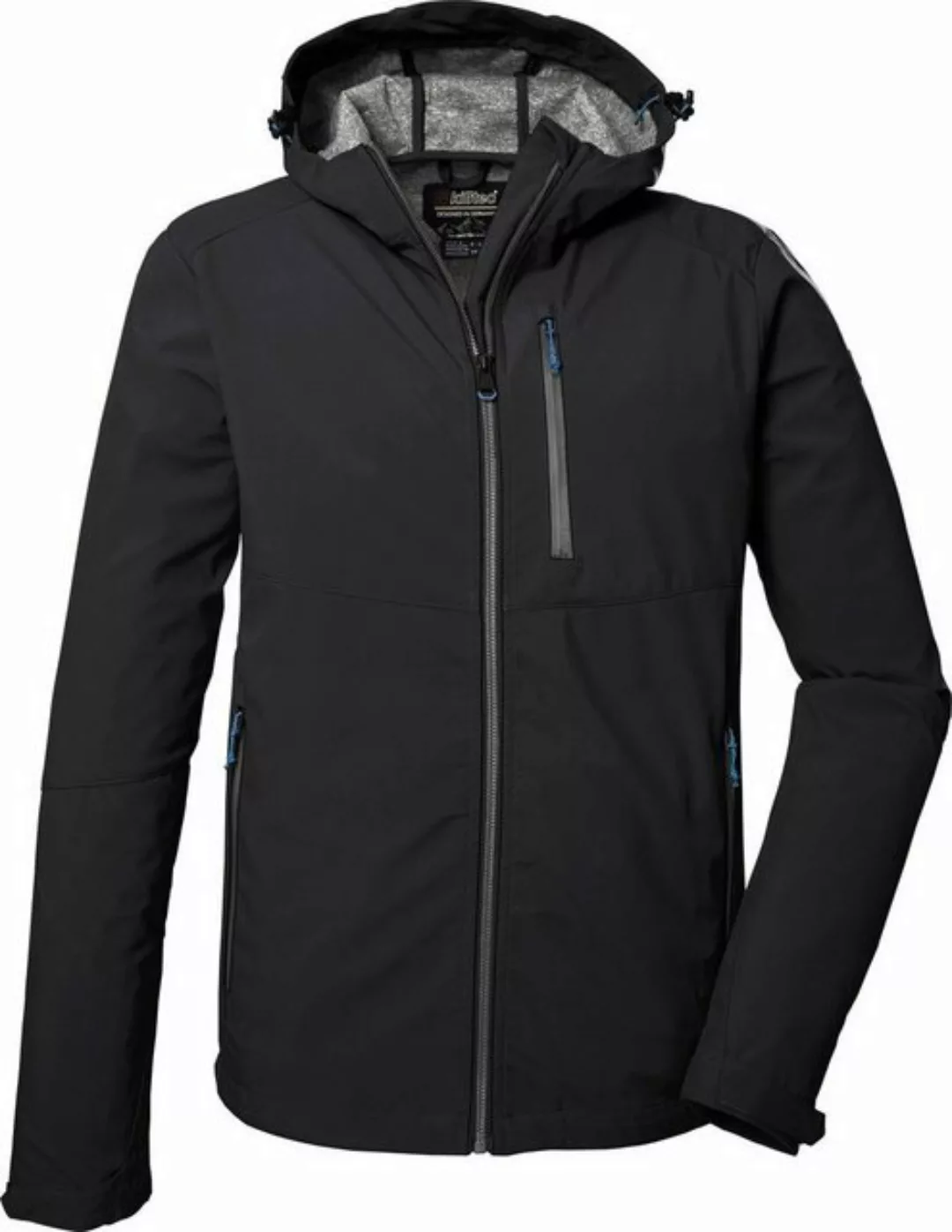 Killtec Softshelljacke Softshelljacke Herren Wasserabweisend mit Kapuze lei günstig online kaufen