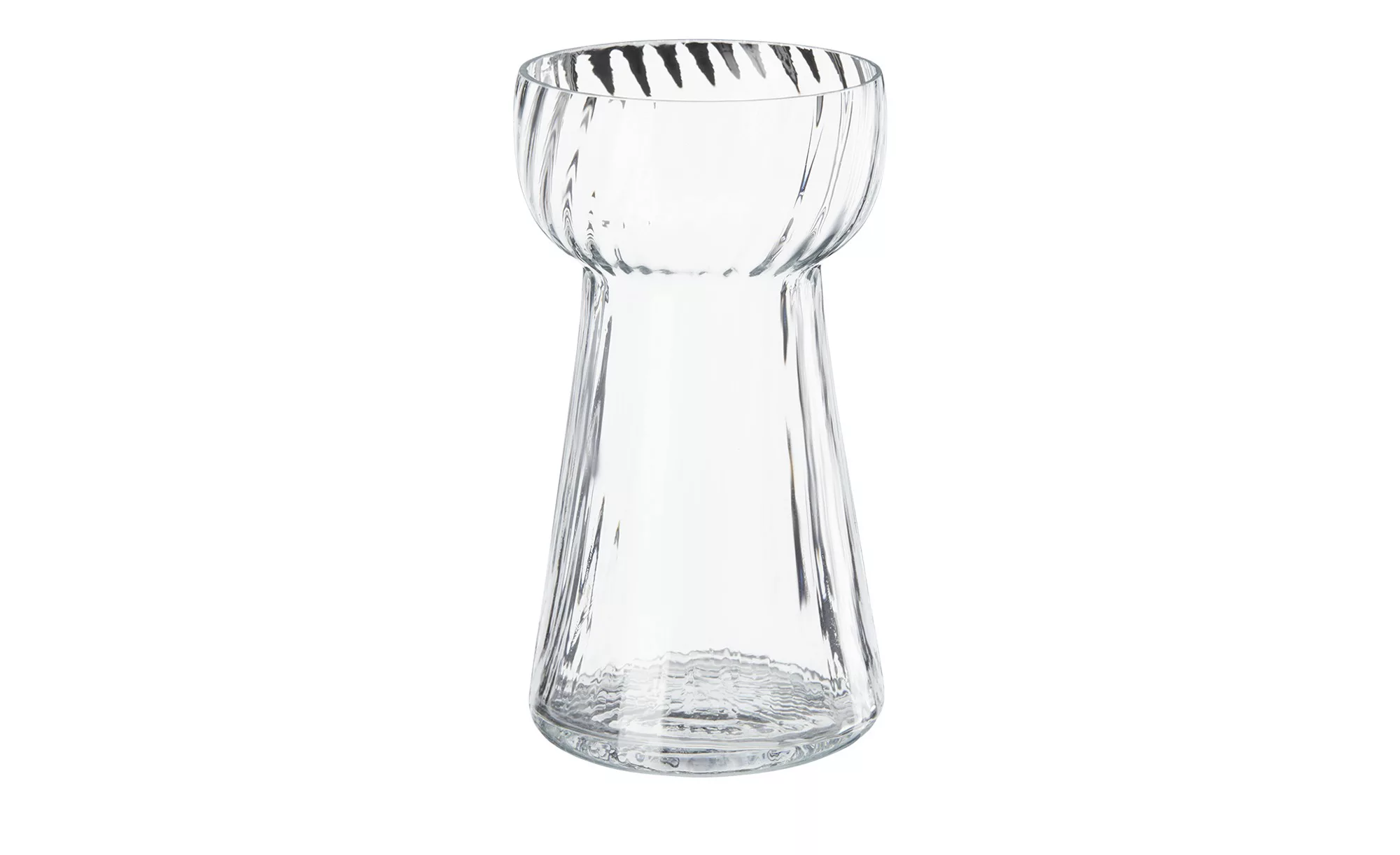 Vase ¦ transparent/klar ¦ Glas  ¦ Maße (cm): H: 14  Ø: 7.5 Accessoires > Va günstig online kaufen