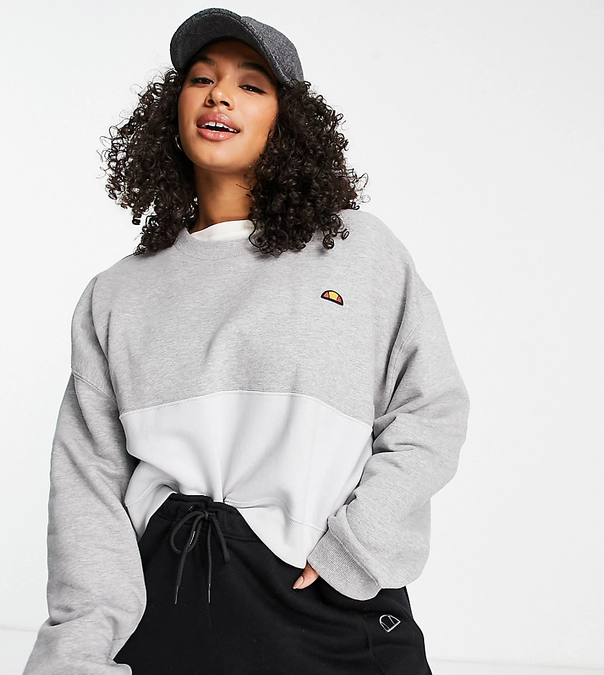 ellesse PLUS – Sweatshirt in Grau günstig online kaufen