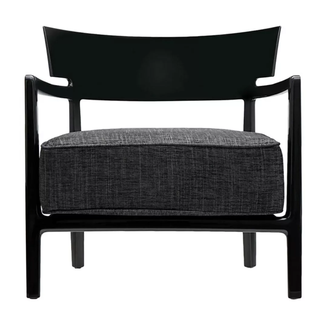 Kartell - Cara Solid Sessel - anthrazit/Stoff Solid/BxHxT 68x69x67cm/Gestel günstig online kaufen