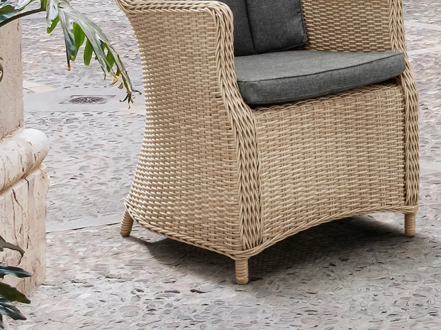 Destiny Gartensessel "LUNA", (Set, 2 St.), Polyrattan, inkl. Auflagen günstig online kaufen