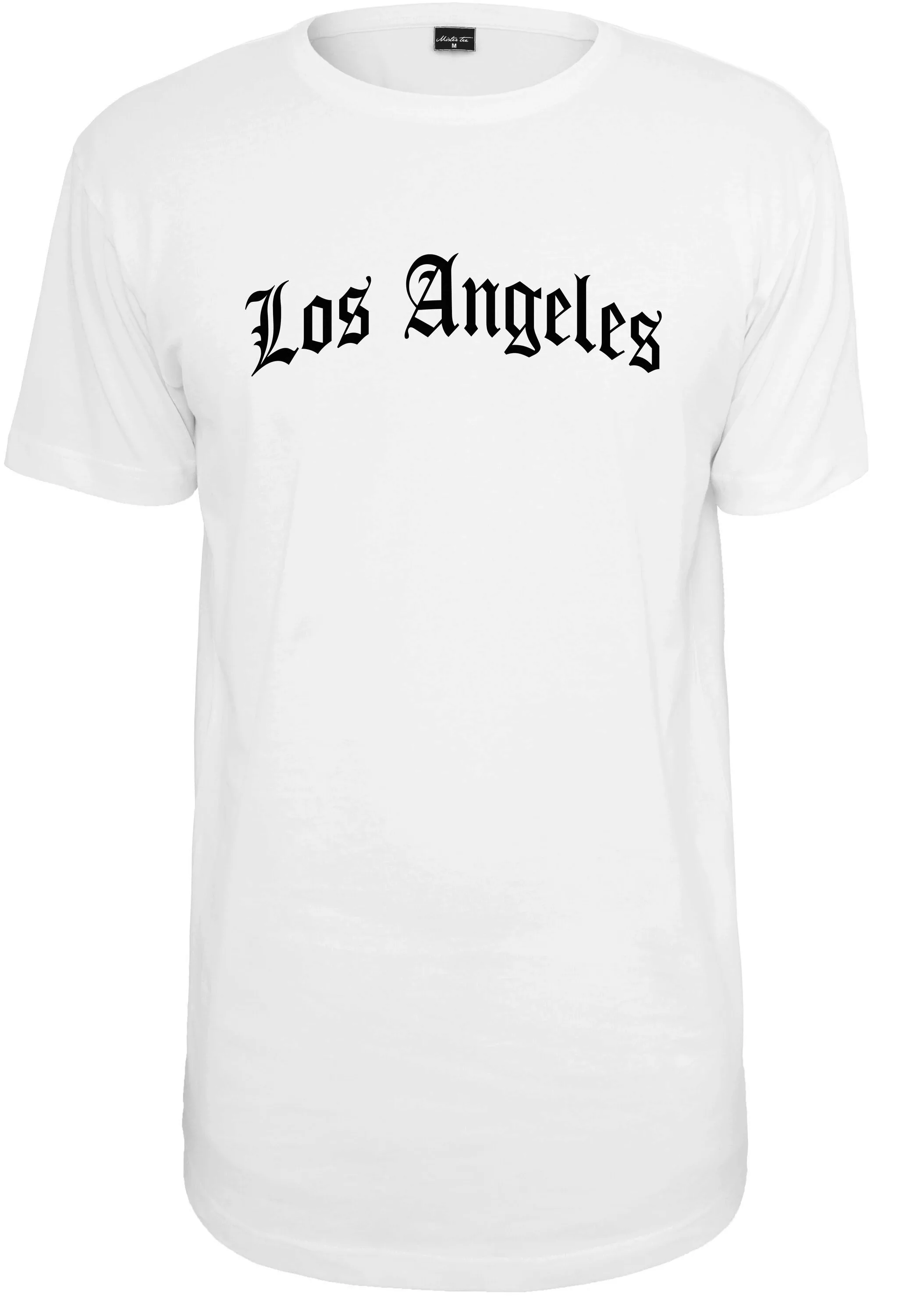 MisterTee Kurzarmshirt "Herren Los Angeles Wording Tee" günstig online kaufen