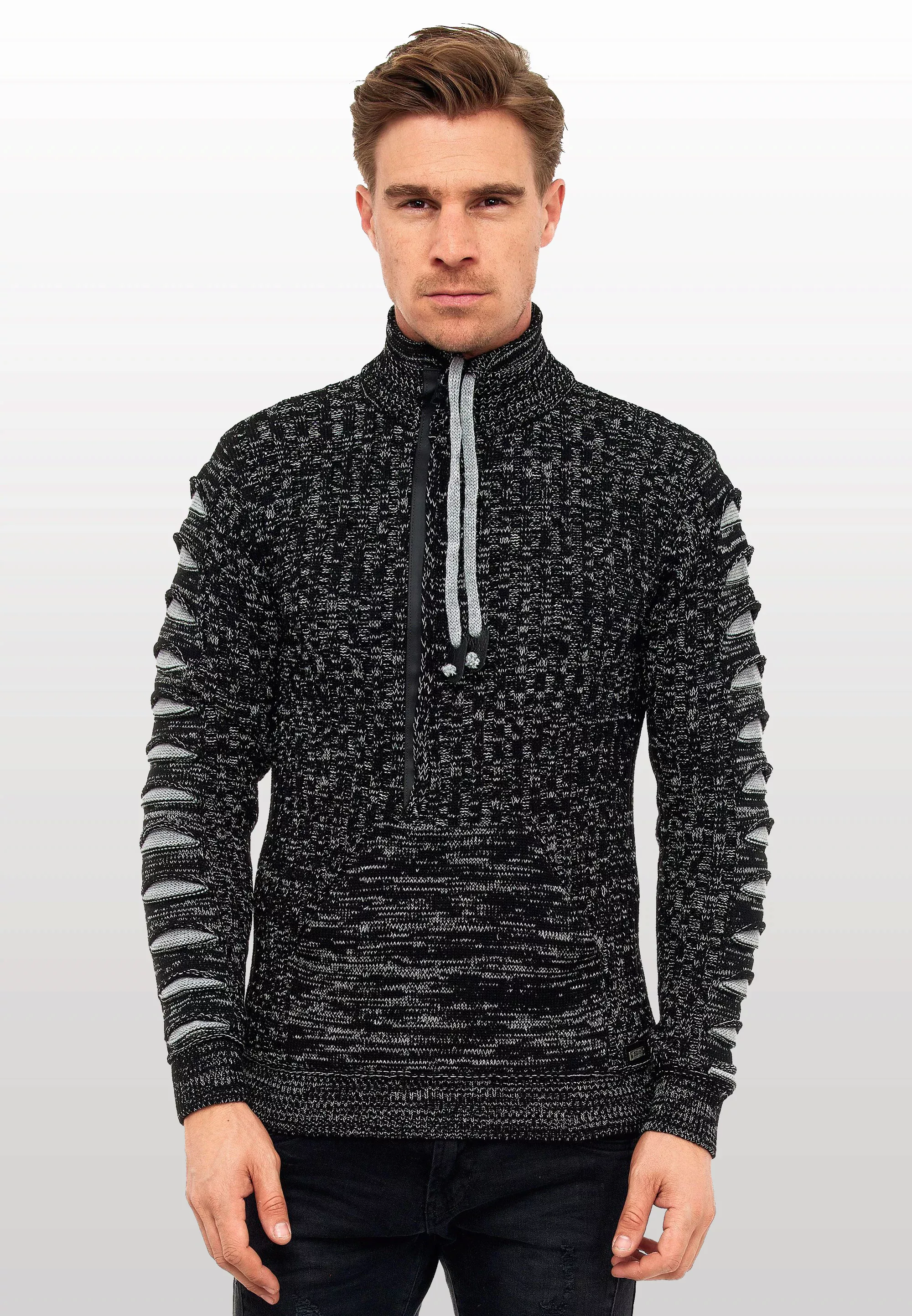 Rusty Neal Strickpullover, mit stylischem Ausschnitt günstig online kaufen