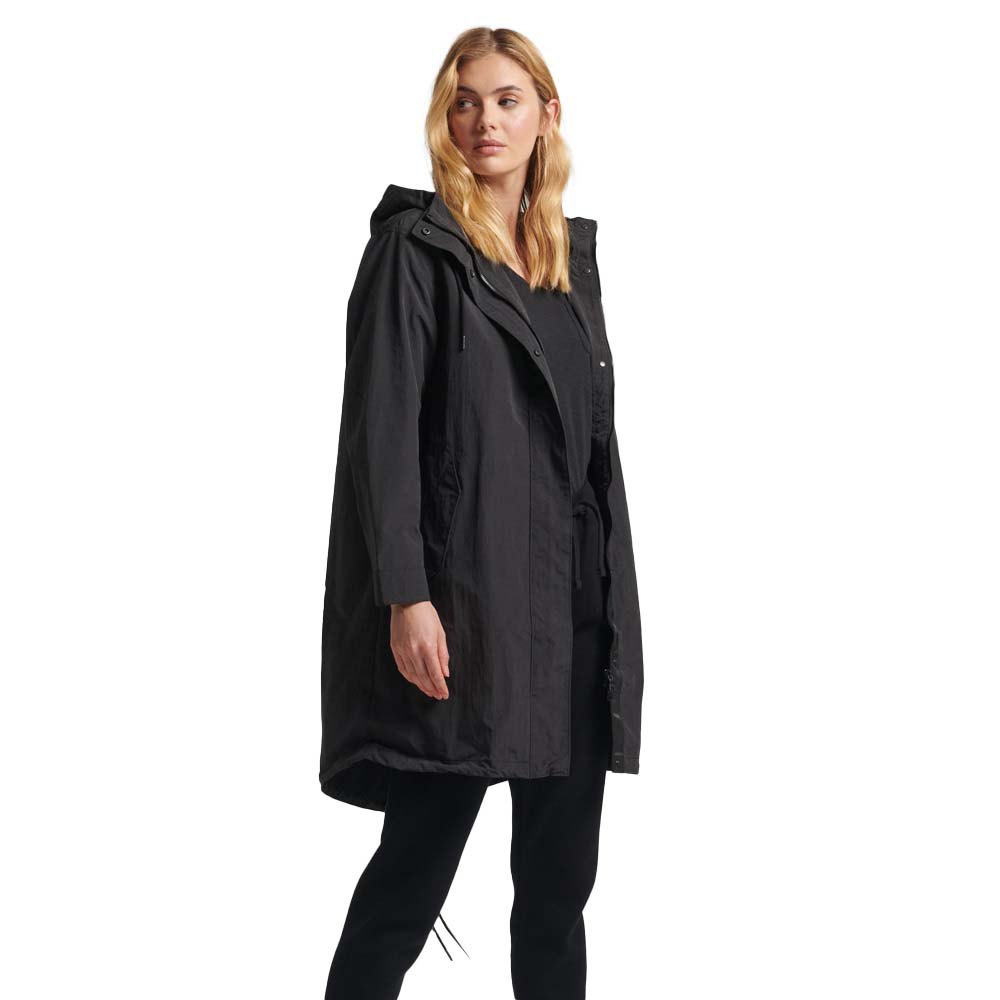 Superdry Ripstop Fishtail Parka XS Black günstig online kaufen