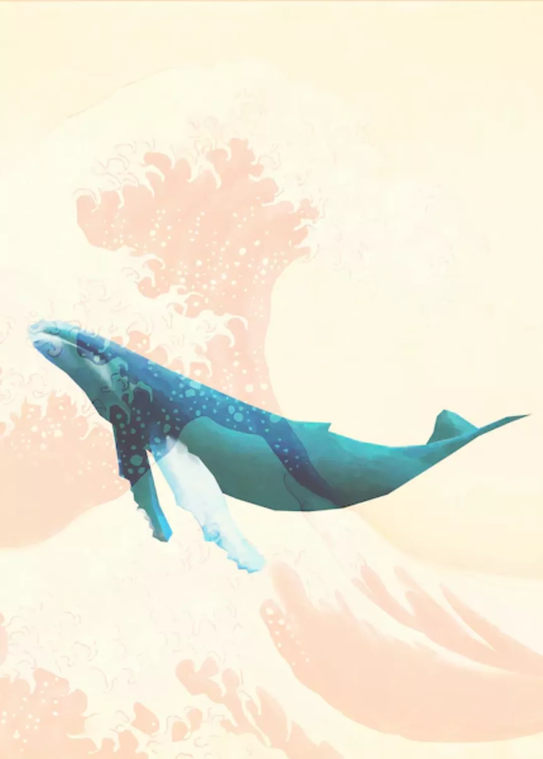 Komar Vliestapete »Whale Voyage«, 200x280 cm (Breite x Höhe) günstig online kaufen