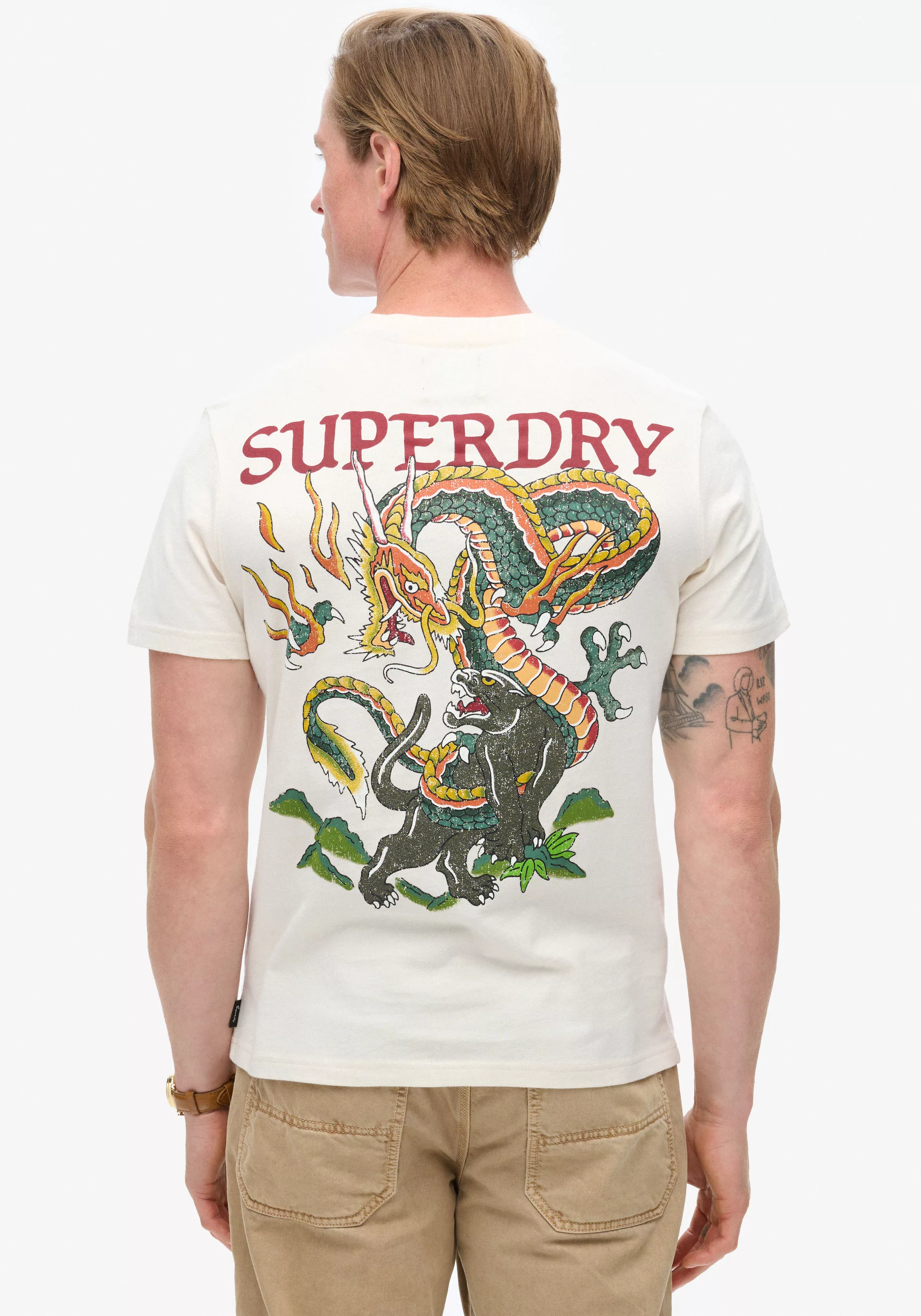 Superdry Rundhalsshirt "TATTOO GRAPHIC T SHIRT" günstig online kaufen