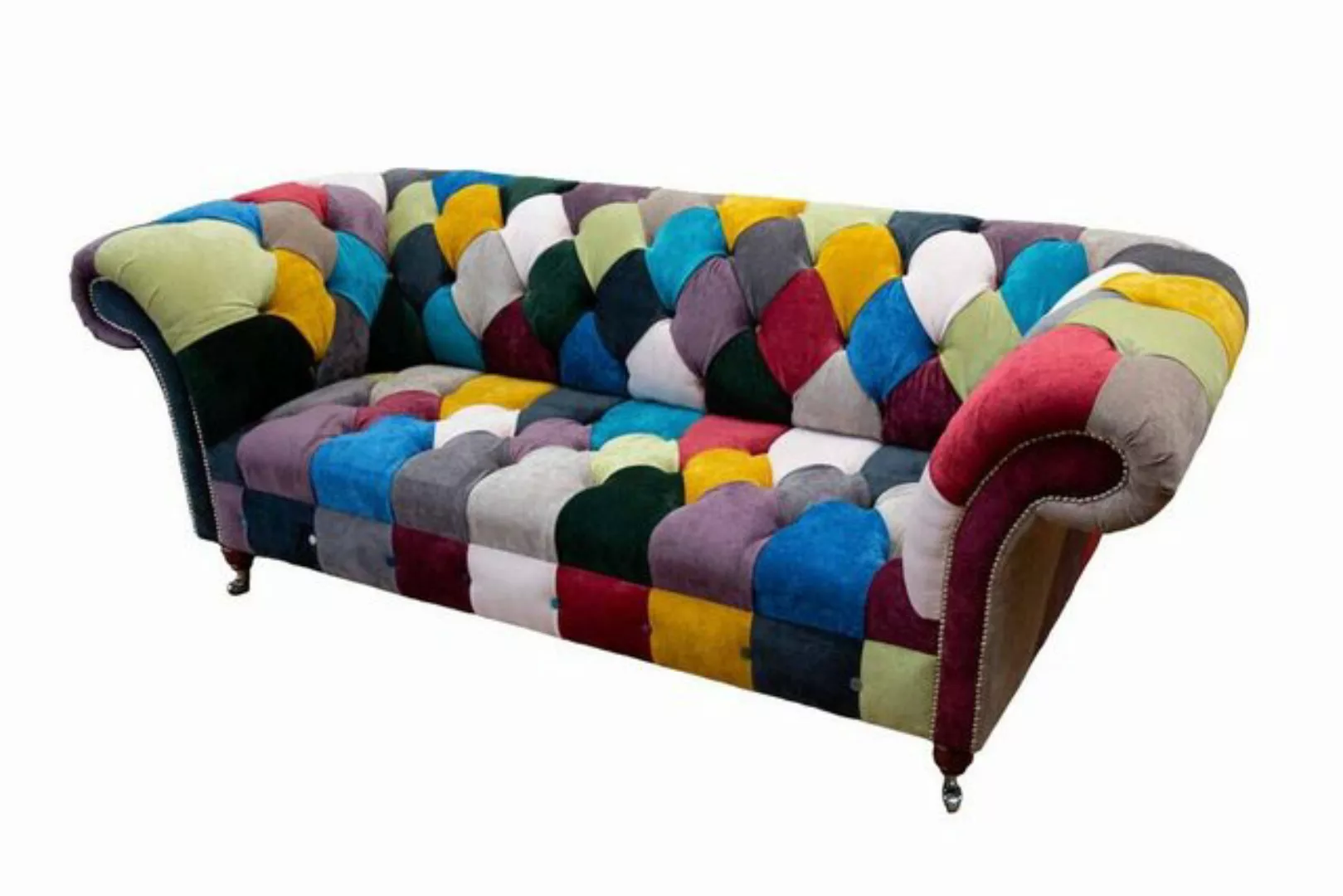 JVmoebel Chesterfield-Sofa, Sofa Chesterfield Klassisch Design Dreisitzer M günstig online kaufen