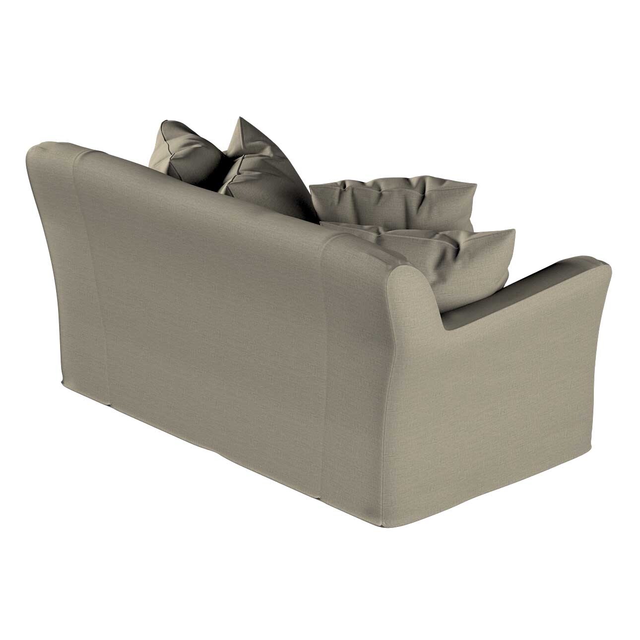 Bezug für Tomelilla 2-Sitzer Sofa nicht ausklappbar, grau-braun, Sofahusse, günstig online kaufen