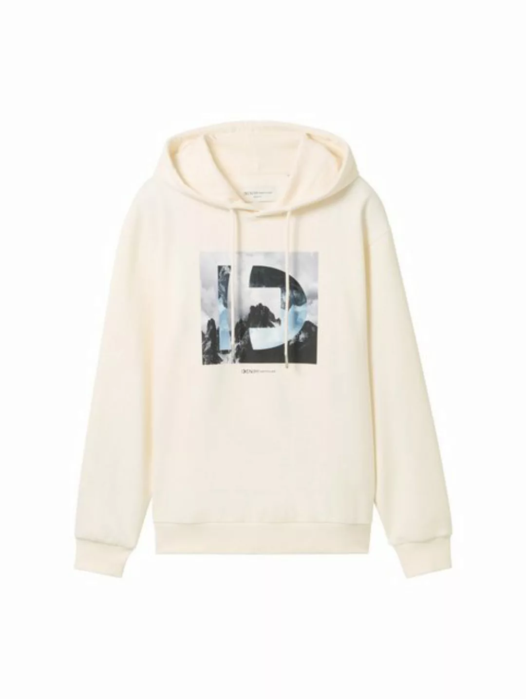 TOM TAILOR Denim Sweatshirt Hoodie mit Print günstig online kaufen