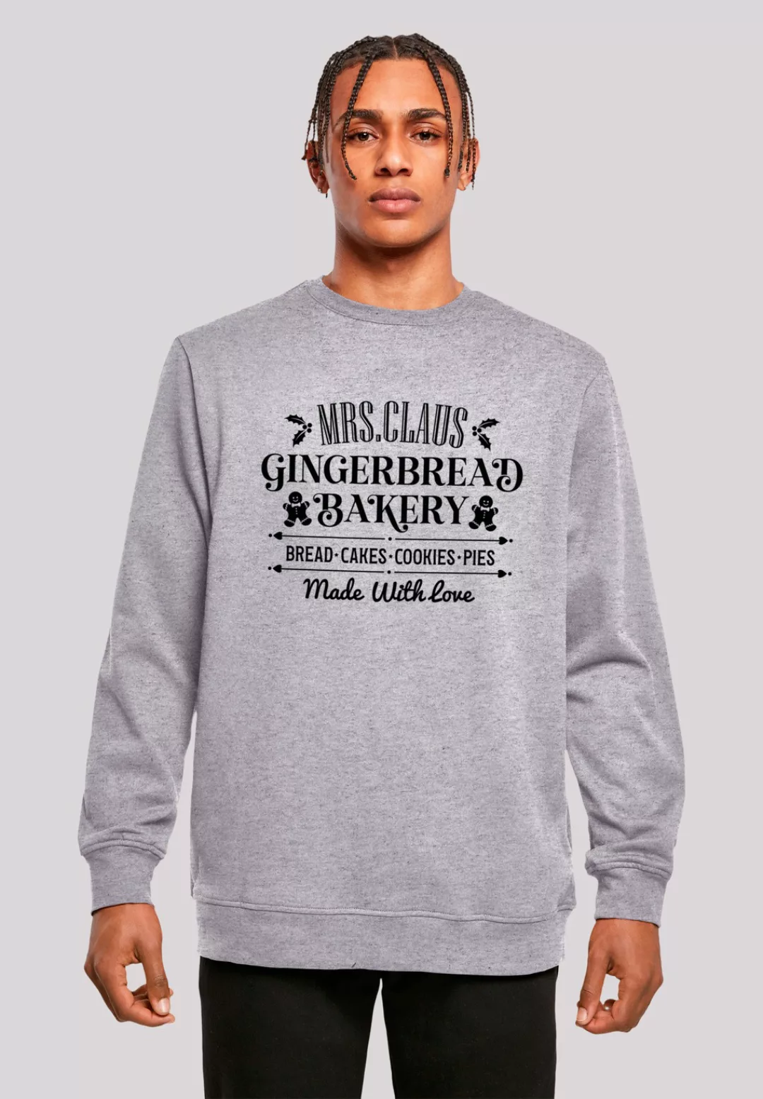 F4NT4STIC Sweatshirt "Santas Gingerbread Bakery Retro Weihnachten", Premium günstig online kaufen