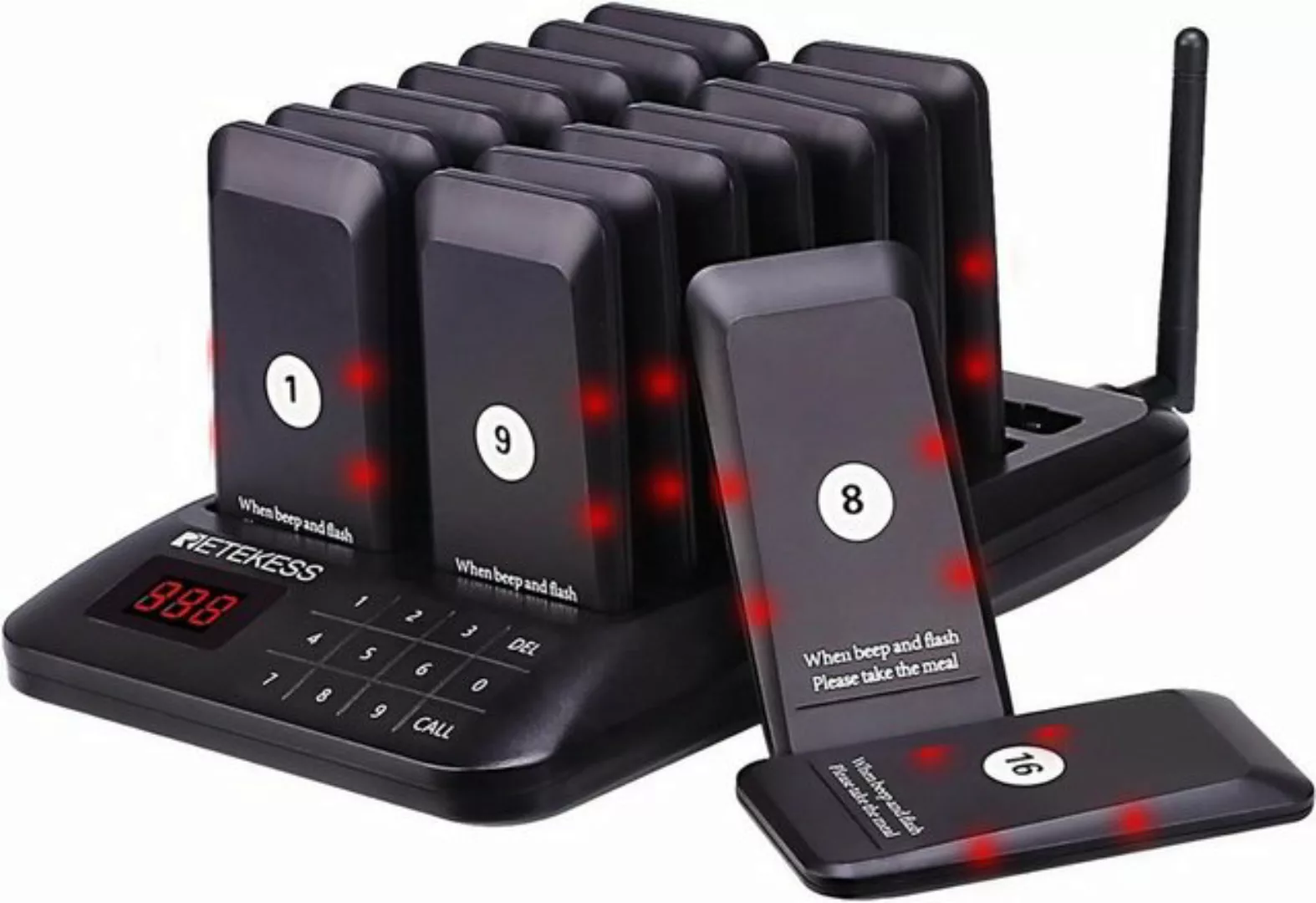 Retekess Funkgerät TD157 Pager System, Eins Zu Mehr, für Restaurants Bar Kr günstig online kaufen