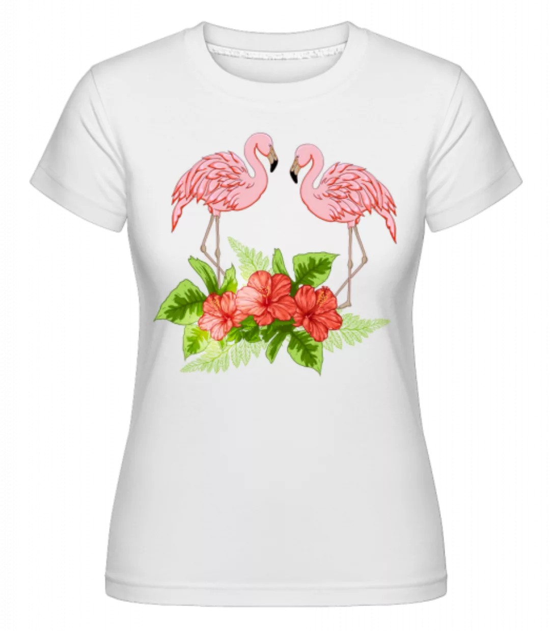 Flamingos In Paradise · Shirtinator Frauen T-Shirt günstig online kaufen