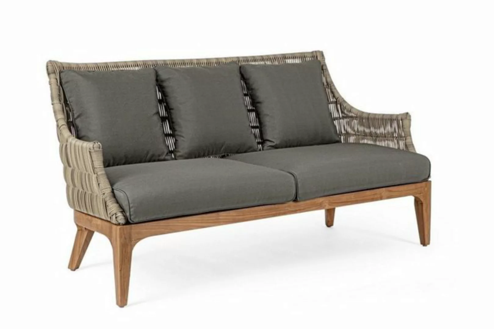 Natur24 Sofa Sofa Keilani 153x73x80,5cm Teakholz Sofa Couch günstig online kaufen