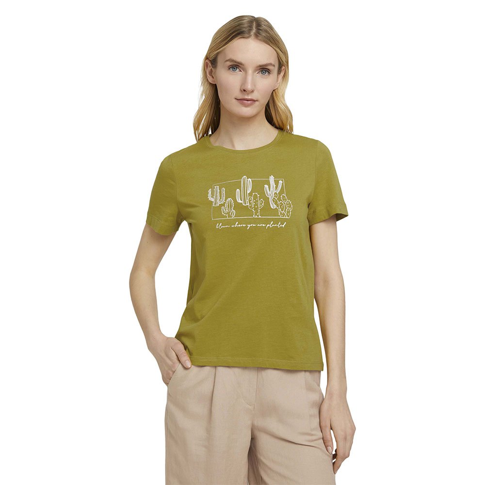 Tom Tailor Langarm T-shirt M Gecko Green günstig online kaufen