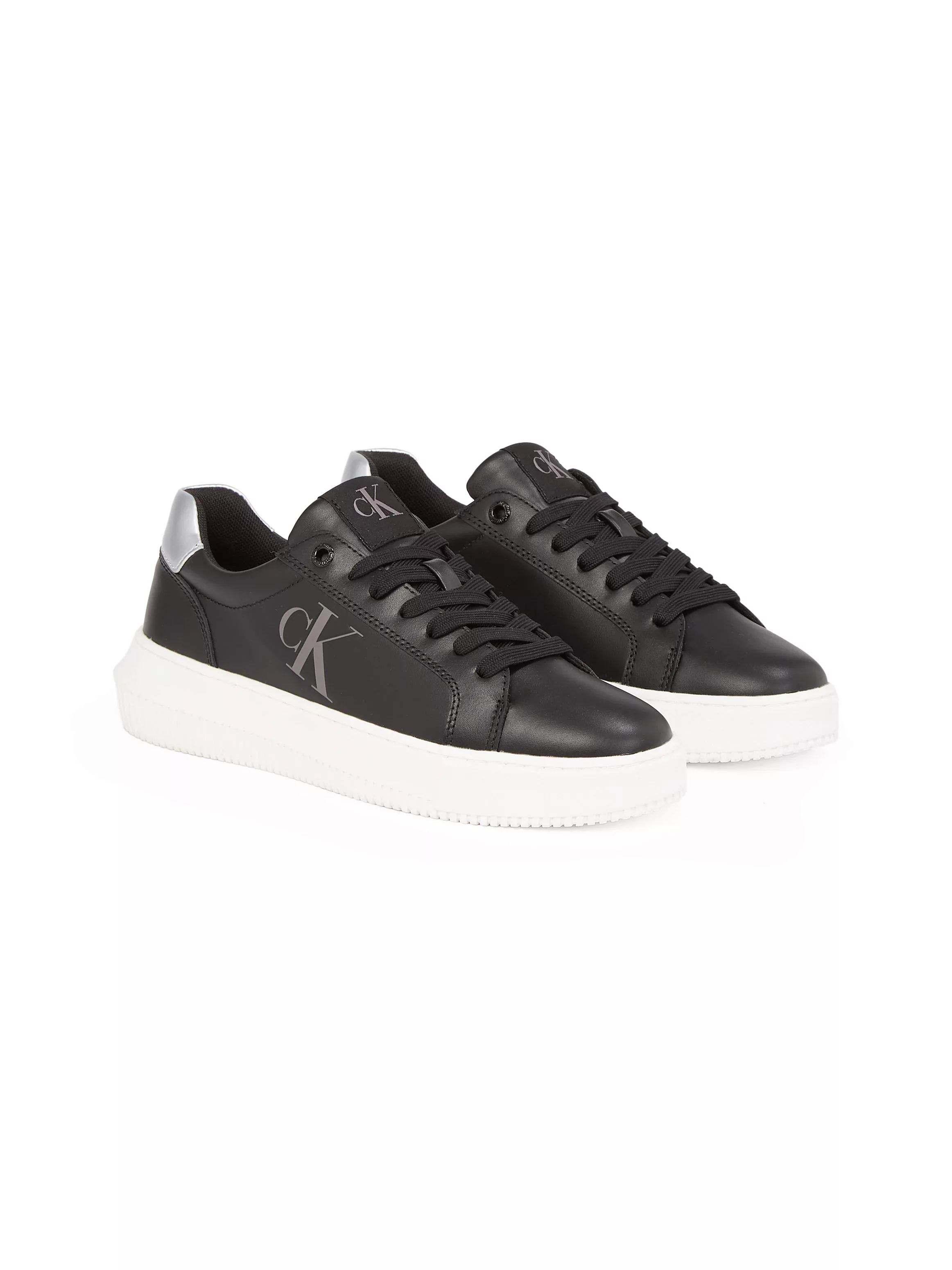 Calvin Klein Jeans Plateausneaker "CHUNKY CUPSOLE LACEUP LTH", Halbschuh, F günstig online kaufen