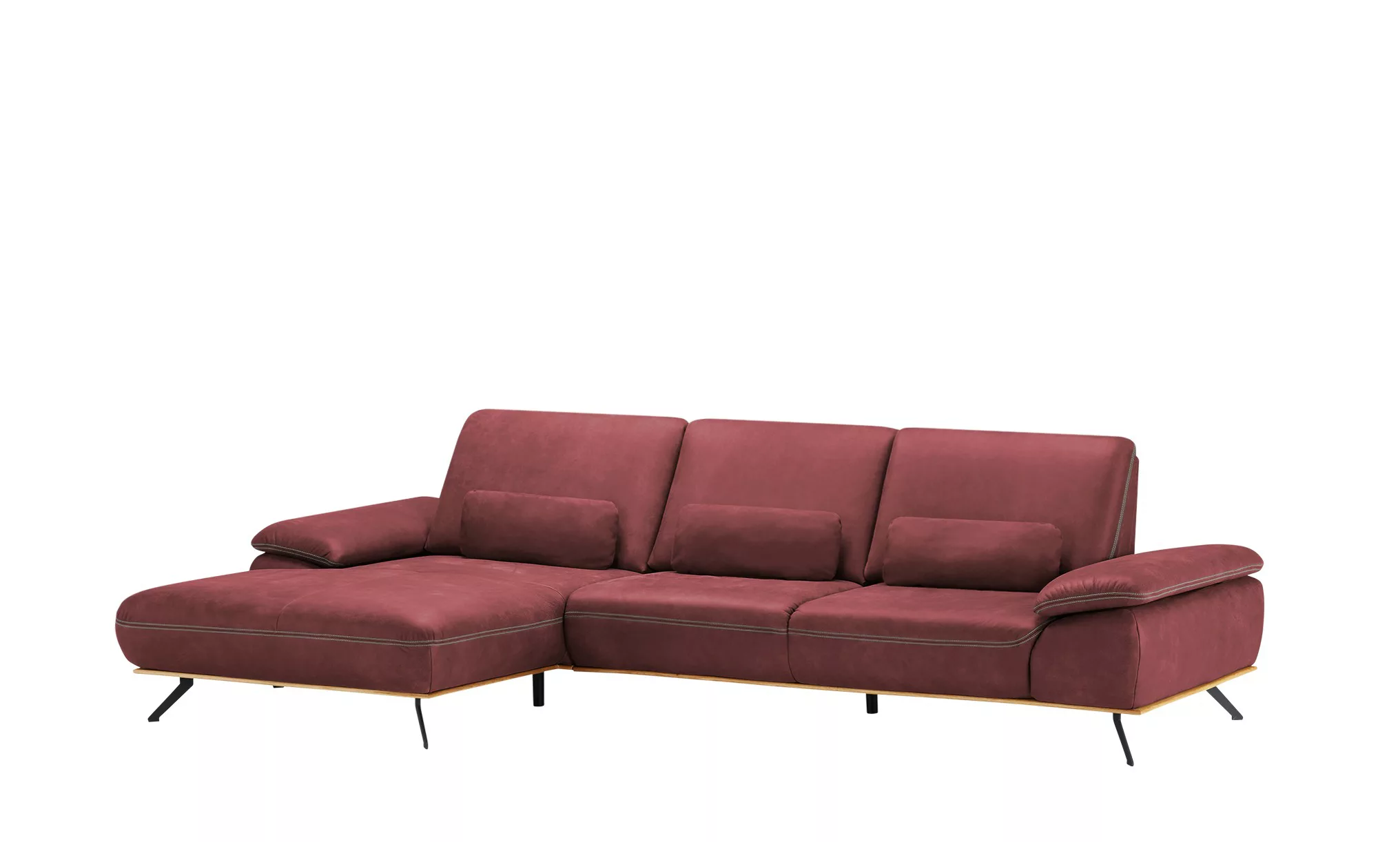 meinSofa Ecksofa  Fiona ¦ rot ¦ Maße (cm): B: 322 H: 89 T: 187 Polstermöbel günstig online kaufen