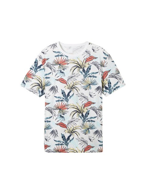 TOM TAILOR T-Shirt T-Shirt mit Palmenprint günstig online kaufen