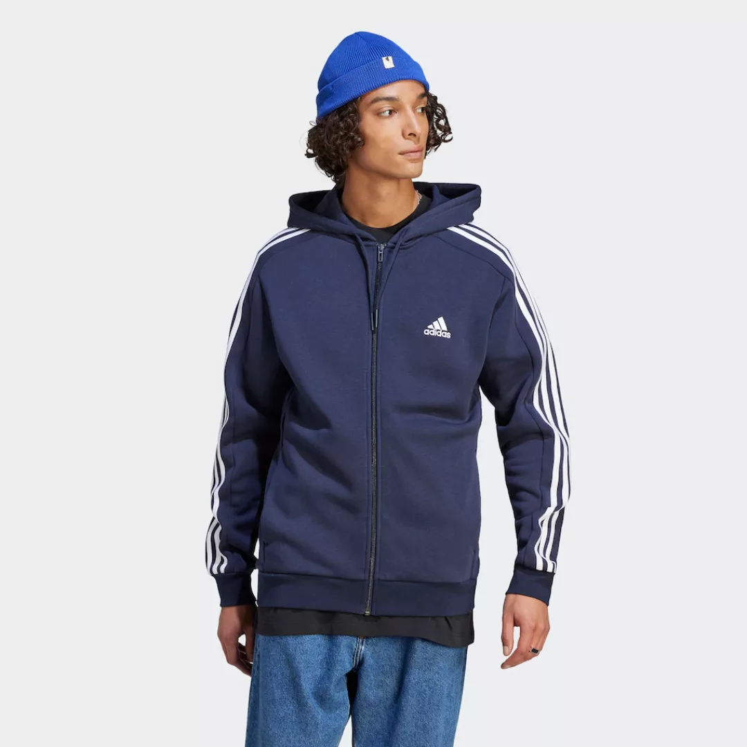 adidas Sportswear Kapuzensweatjacke "ESSENTIALS 3STREIFEN KAPUZENJACKE" günstig online kaufen