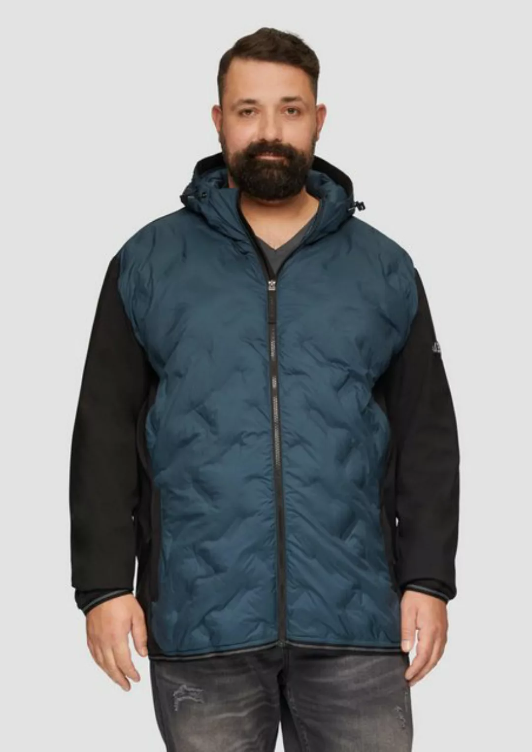 s.Oliver Outdoorjacke Leichte Steppjacke im Fabricmix Blende günstig online kaufen