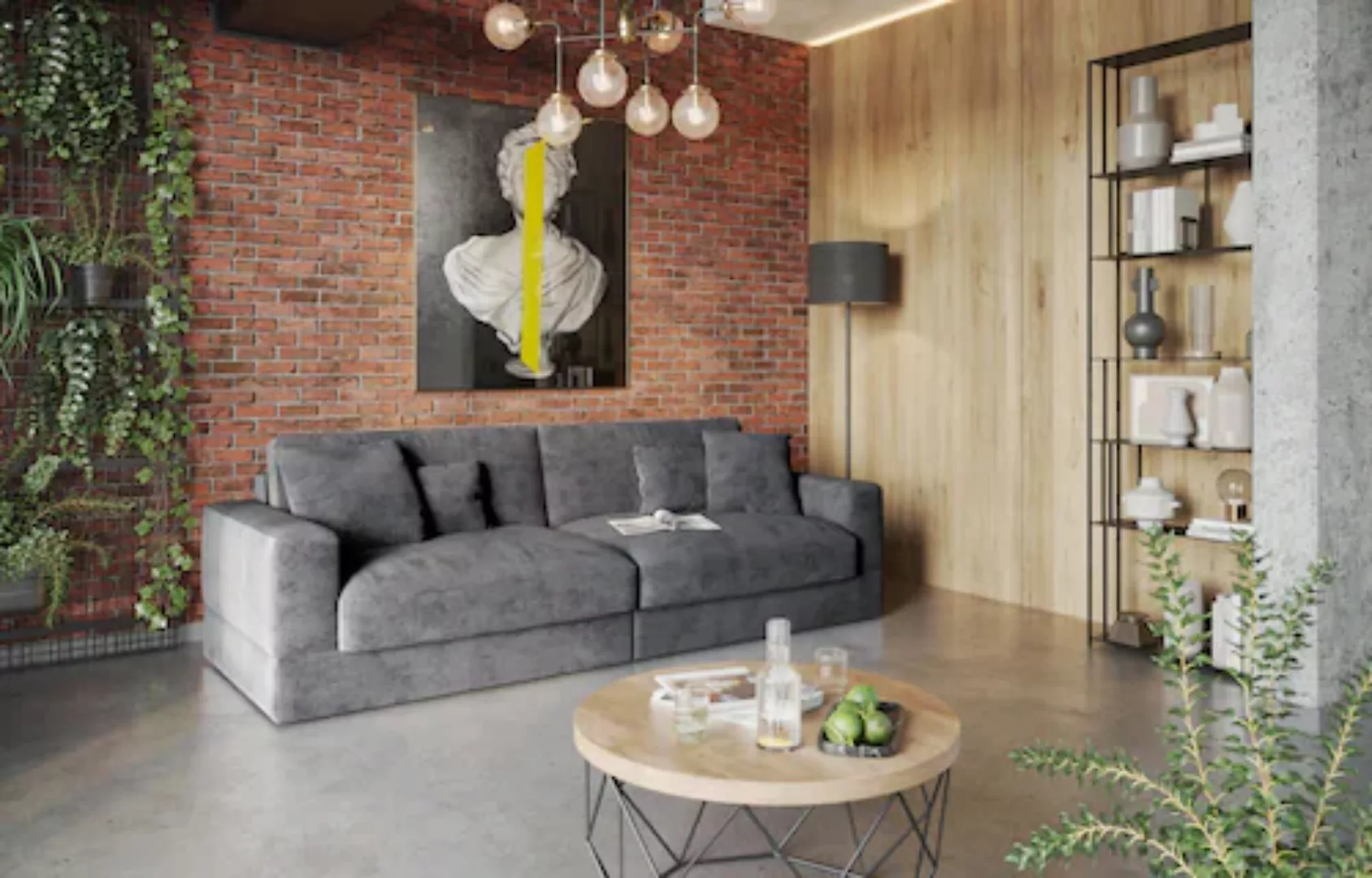 RAUM.ID Big-Sofa »Innovid«, Modernes Modul-Polsterprogramm günstig online kaufen