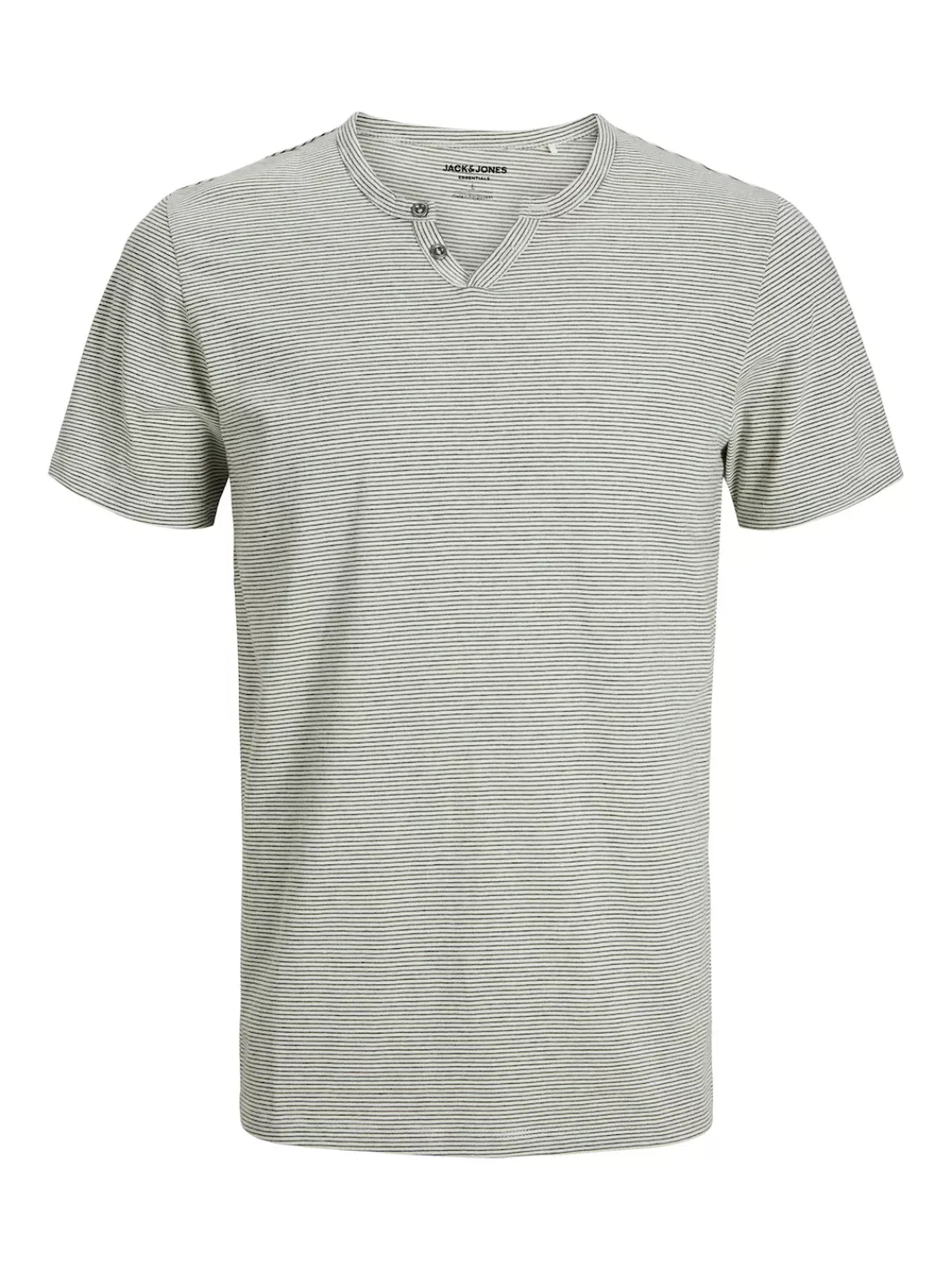 Jack & Jones T-Shirt "JJESPLIT NECK STRIPE TEE SS NOOS", mit besonderem Run günstig online kaufen