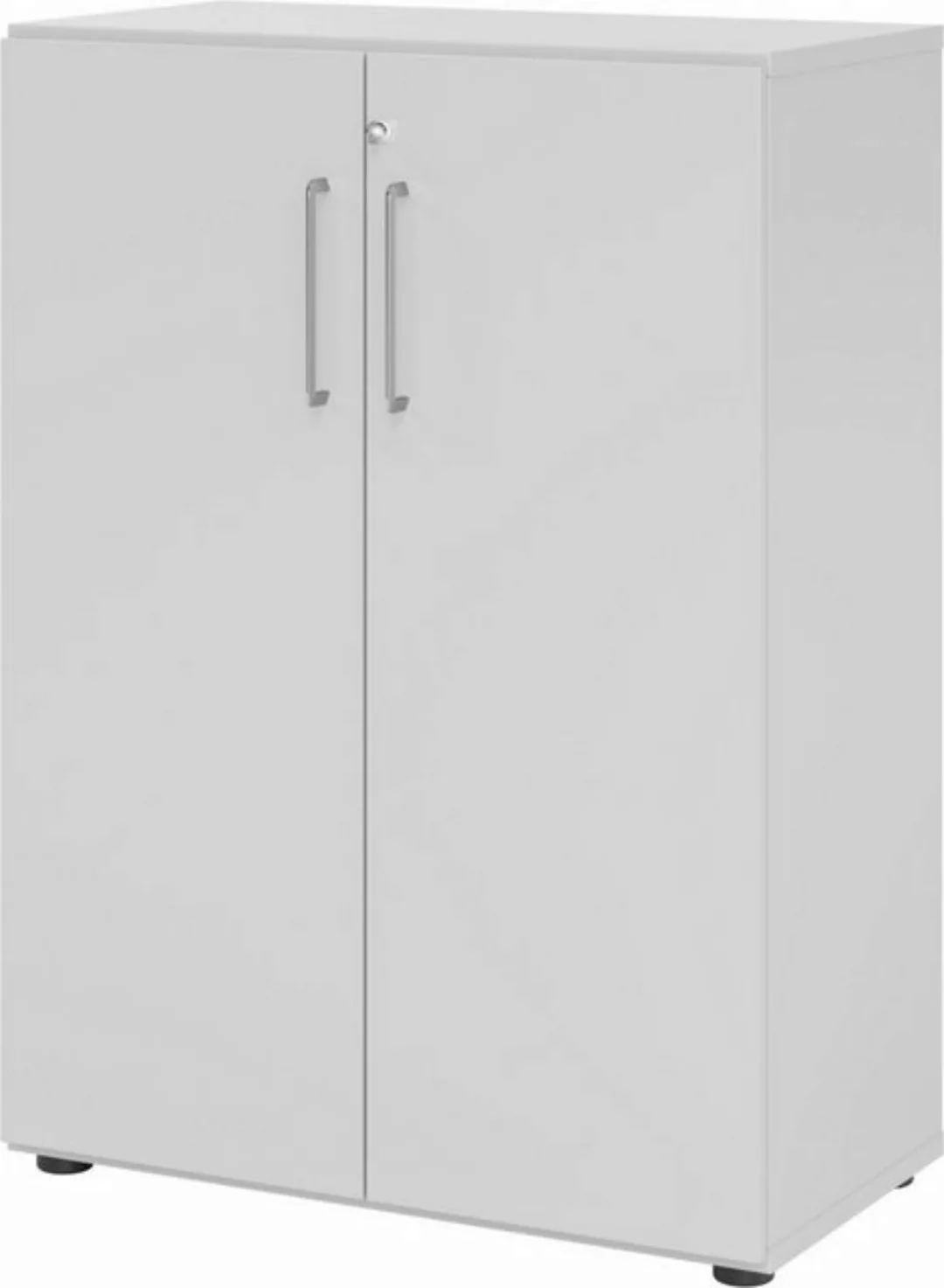 Aktenschrank Schrank Serie 9 3OH BxTxH 80x42x110cm Griff BS Grau günstig online kaufen