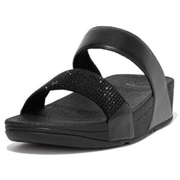 FitFlop  Pantoffeln LULU CRYSTAL EMBELLISHED SLIDES ALL BLACK günstig online kaufen