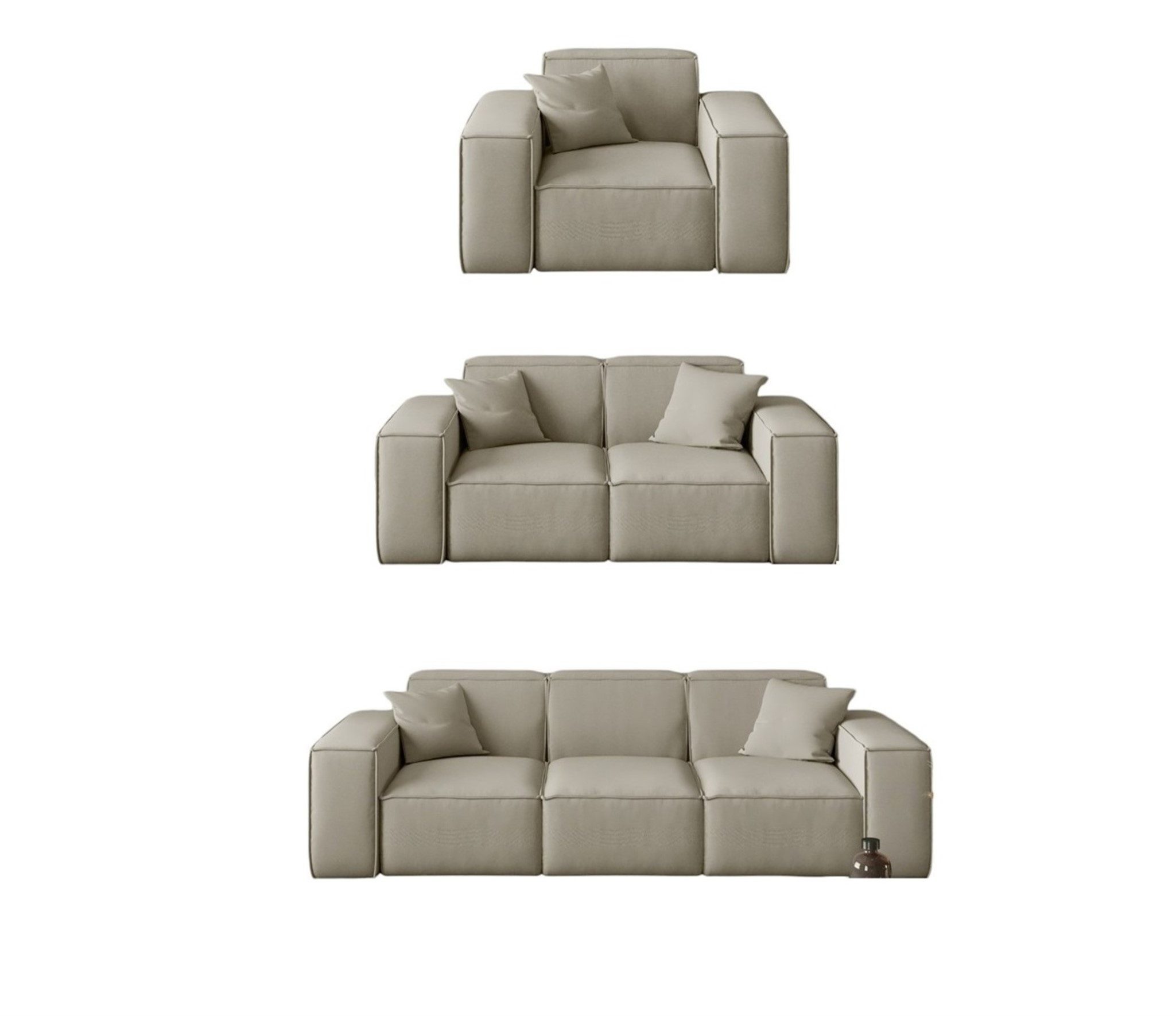 Fun Möbel Polstergarnitur Sofaset Designersofa CELES günstig online kaufen