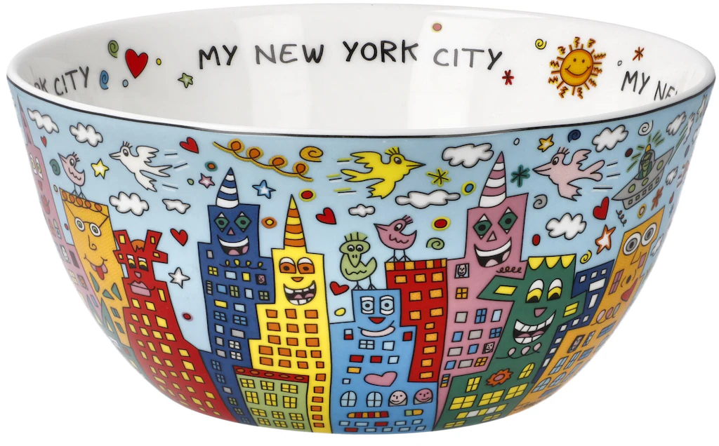 Goebel Dekoschale "Rizzi", Pop Art, Fine Bone China, James Rizzi - My New Y günstig online kaufen