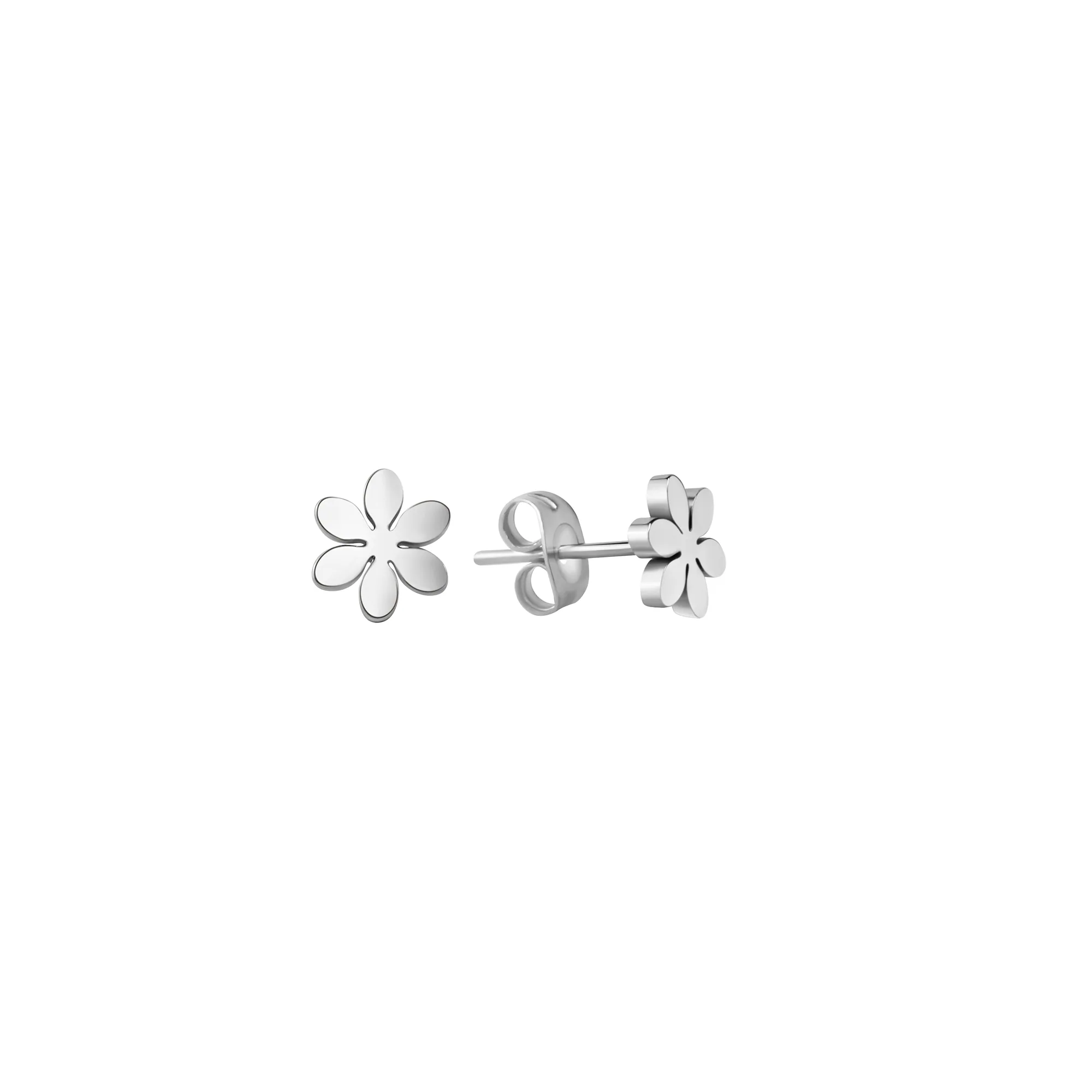 Vivance Paar Ohrstecker "Edelstahl glanz Blume" günstig online kaufen