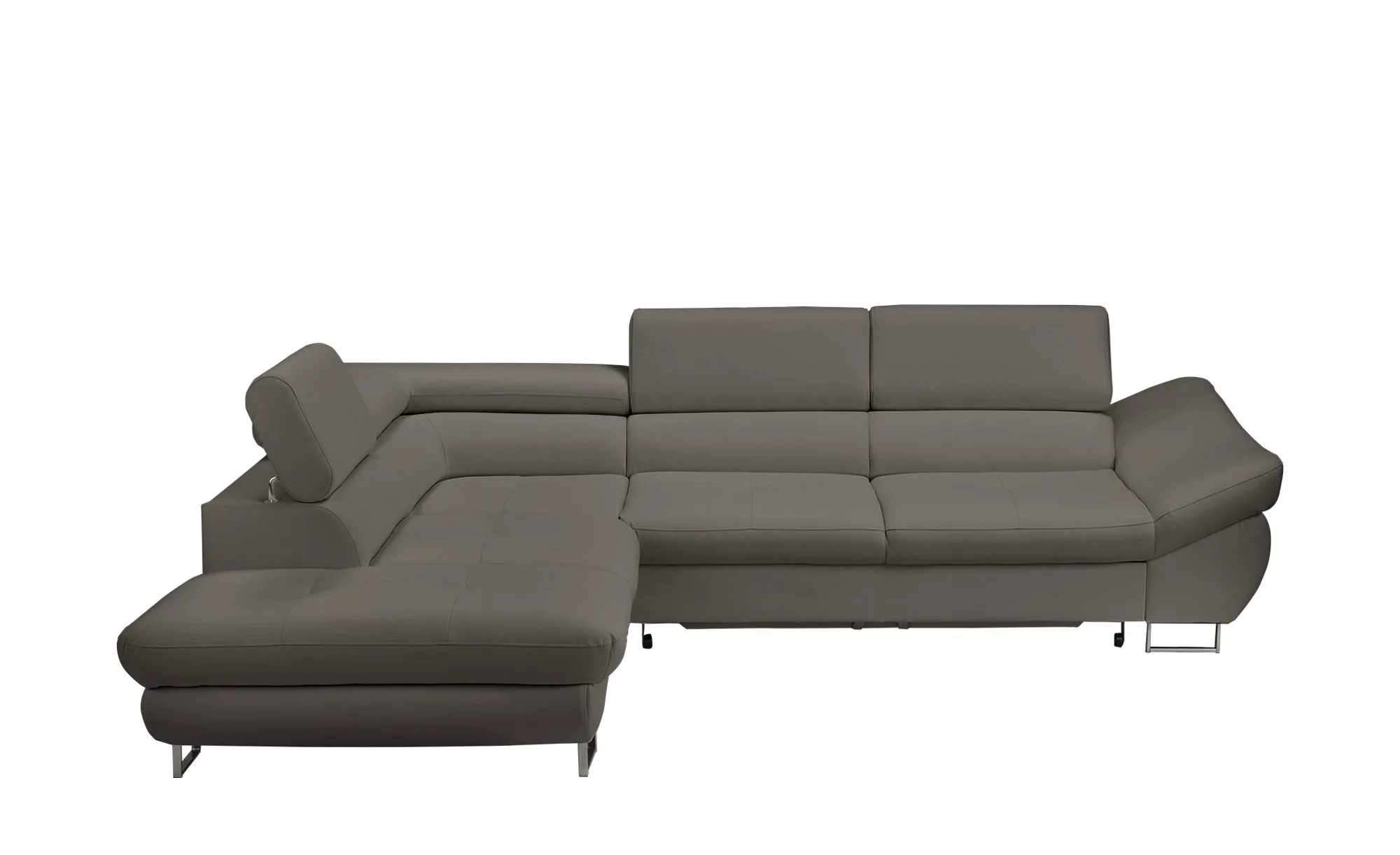 switch Ecksofa mit Funktion  Fabio - grau - Polstermöbel > Sofas > Ecksofas günstig online kaufen