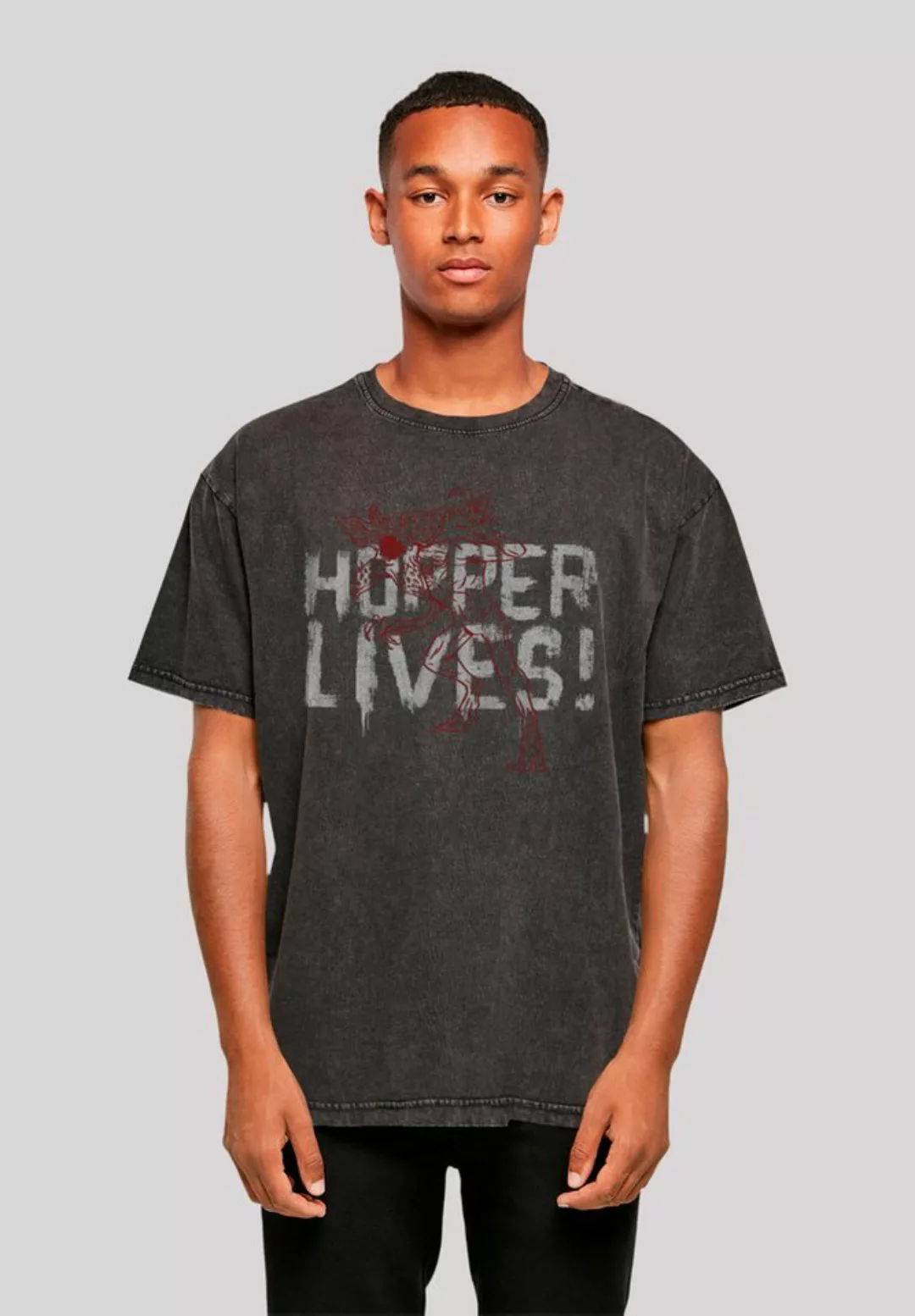 F4NT4STIC T-Shirt "Stranger Things Hoppers Live Netflix TV Series", Premium günstig online kaufen