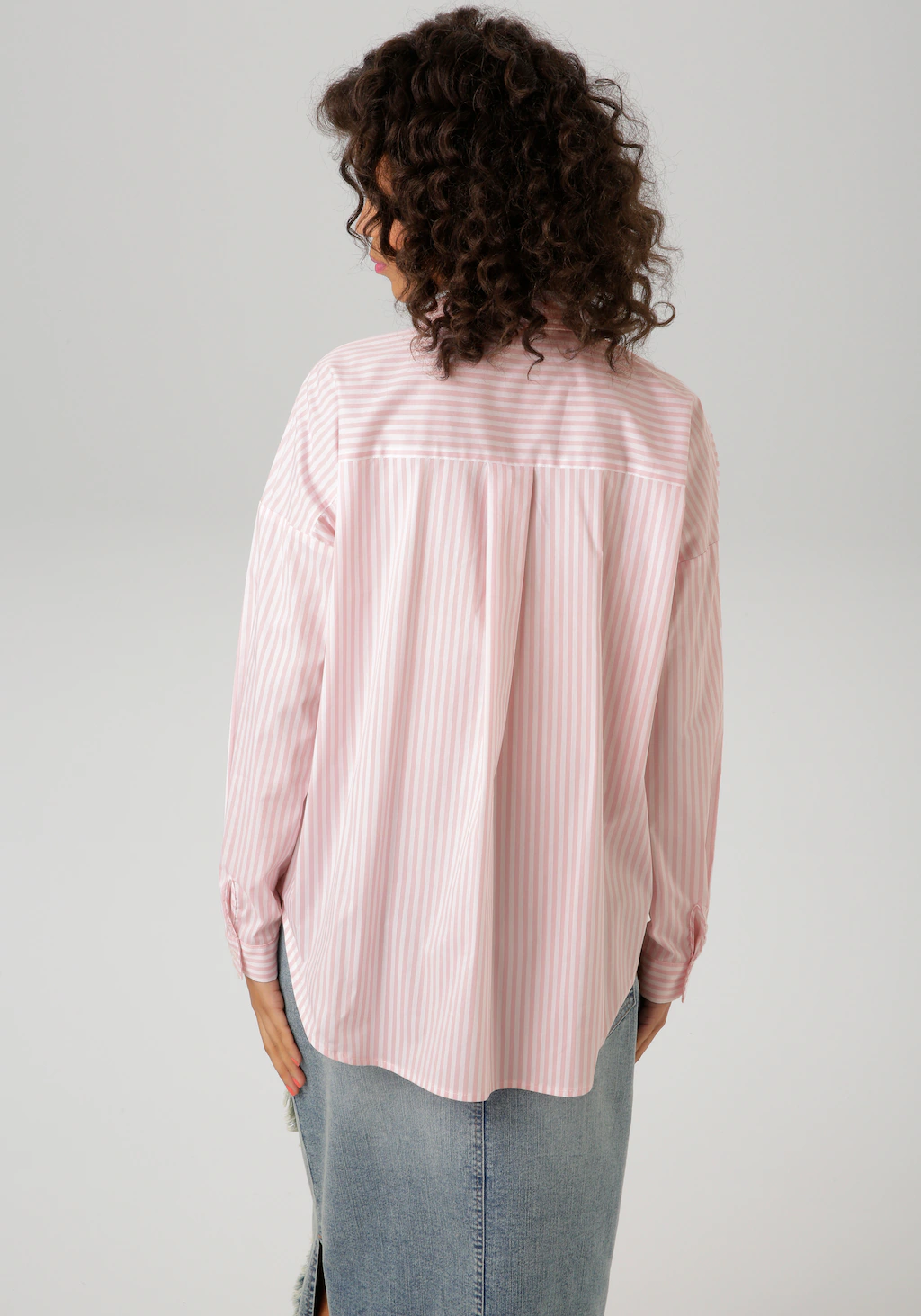 Aniston CASUAL Hemdbluse, im Streifen-Dessin günstig online kaufen