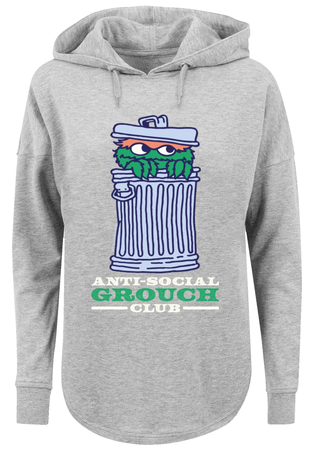 F4NT4STIC Kapuzenpullover "Sesamstraße Anti Social Grouch Club", Premium Qu günstig online kaufen