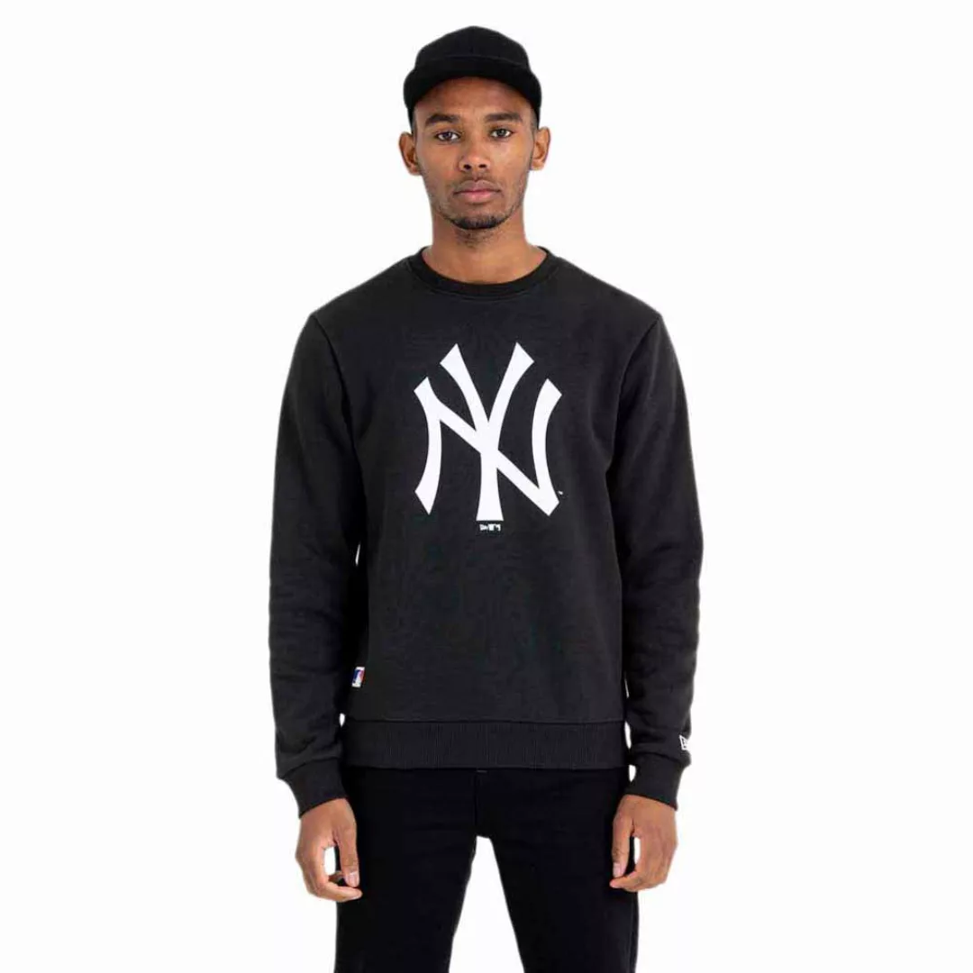 New Era Mlb Team Logo Crew Neck New York Yankees Sweatshirt S Grey Med günstig online kaufen