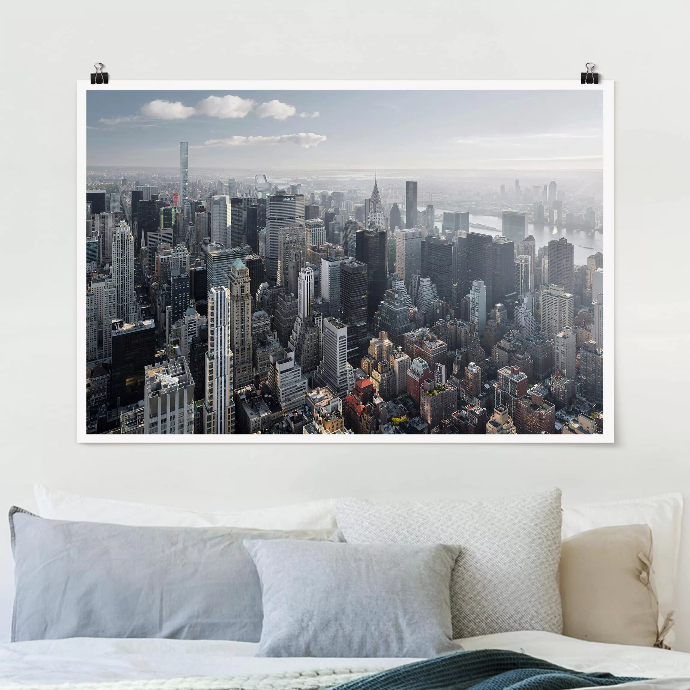 Poster - Querformat Upper Manhattan New York City günstig online kaufen