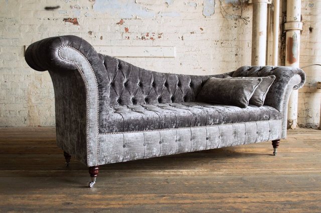 JVmoebel Chesterfield-Sofa Designer 3 Sitzer Chesterfield Couch Polster Sof günstig online kaufen