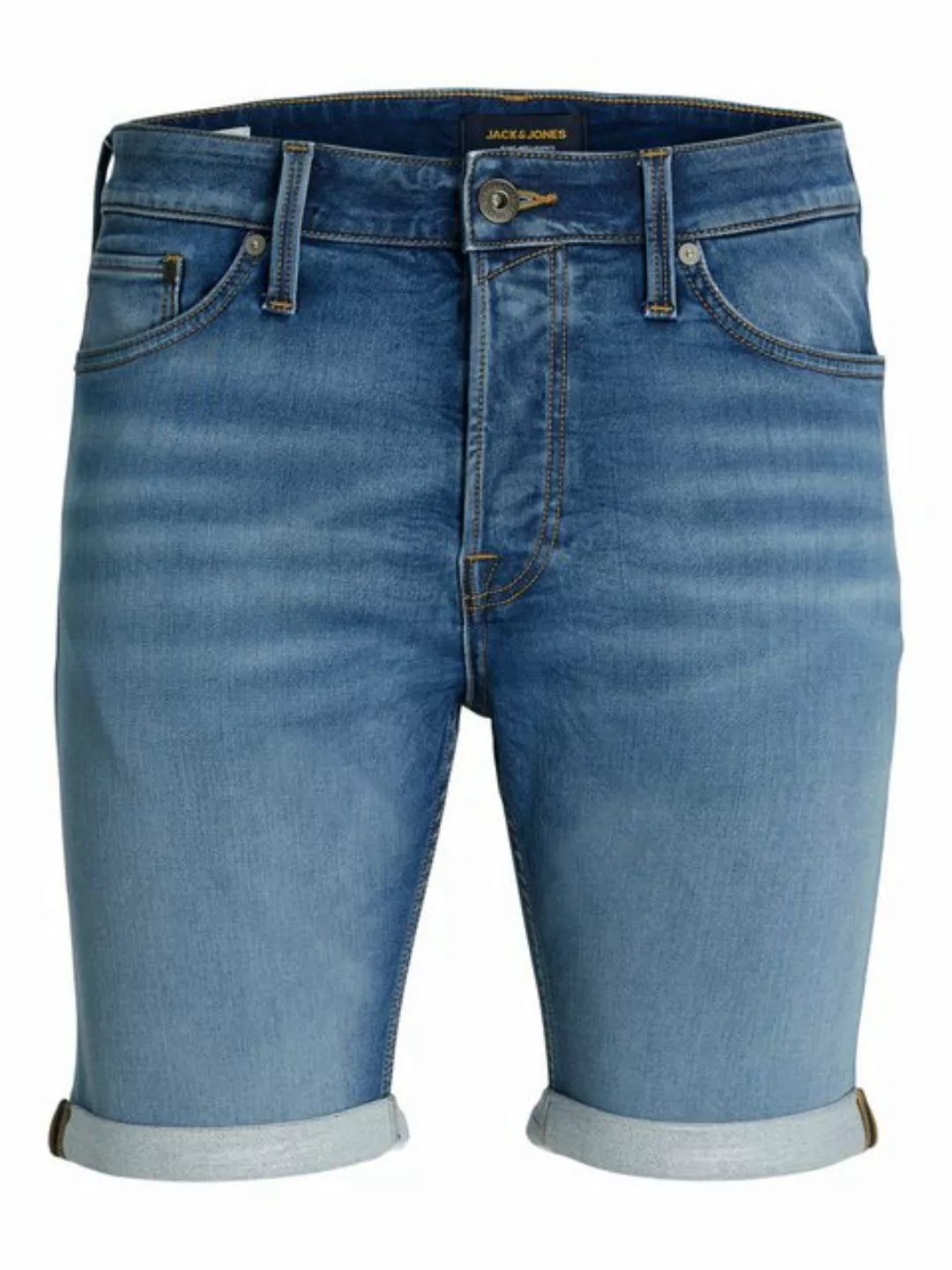 Jack & Jones Herren Jeans Short JJIRICK JJICON GE 381- Relgular Fit - Blau günstig online kaufen