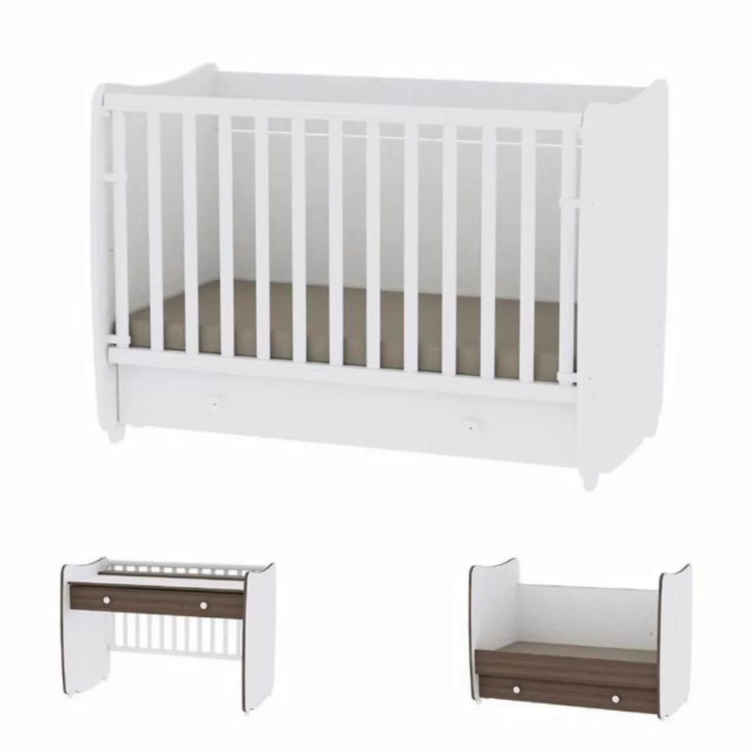 Lorelli Komplettbett Babybett Dream NEW, umbaubar Schreibtisch Kinderbett S günstig online kaufen