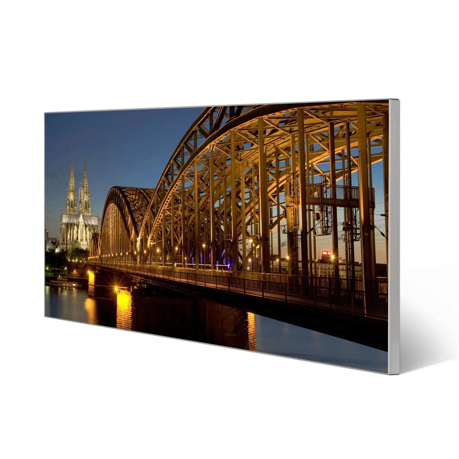 Banjado Magnettafel 78x37cm Magnetwand  Silber Aus Metall Magnetpinnwand Pi günstig online kaufen