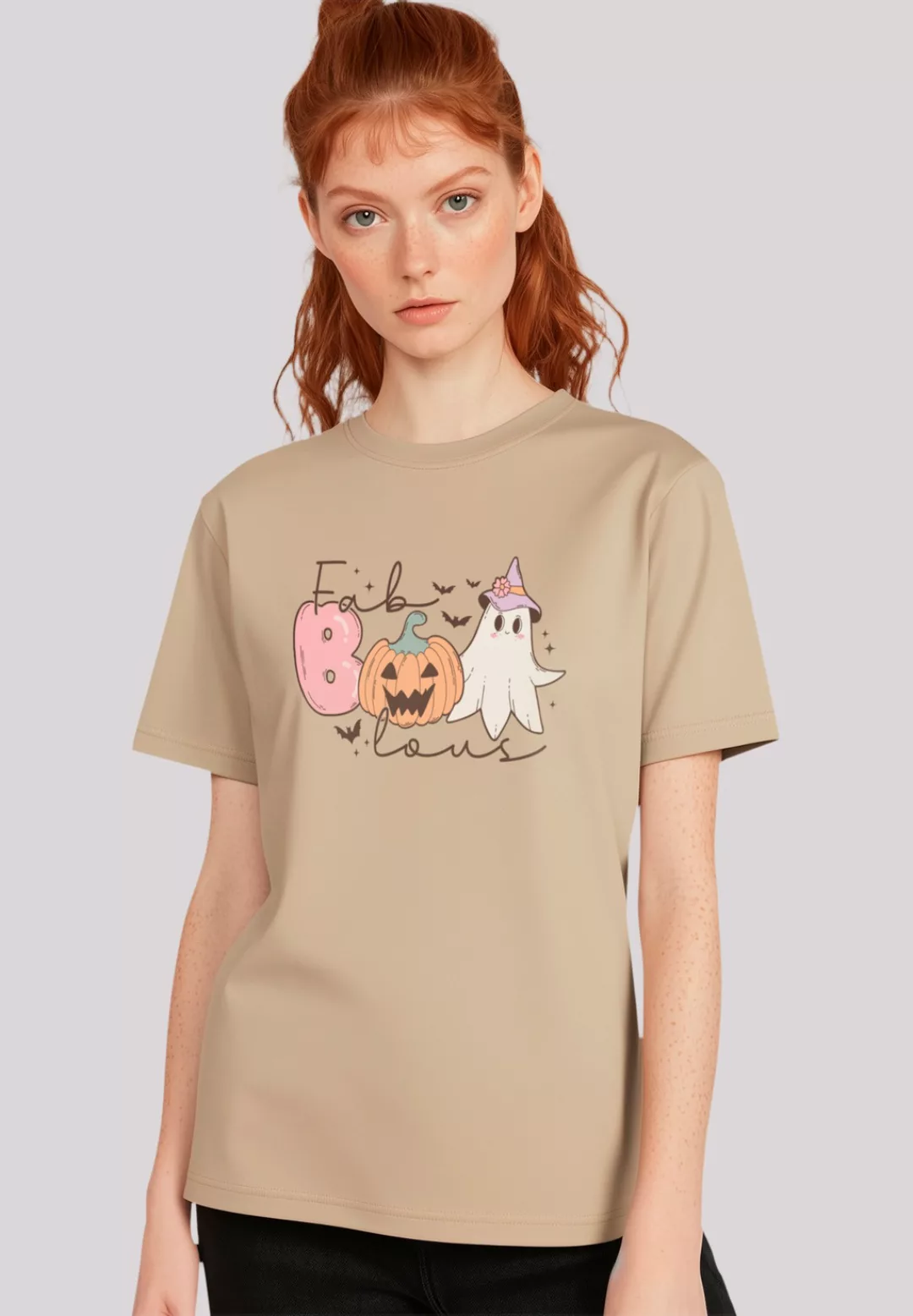 F4NT4STIC T-Shirt "Retro Halloween Fab Boo Lous", Premium Qualität, Hallowe günstig online kaufen